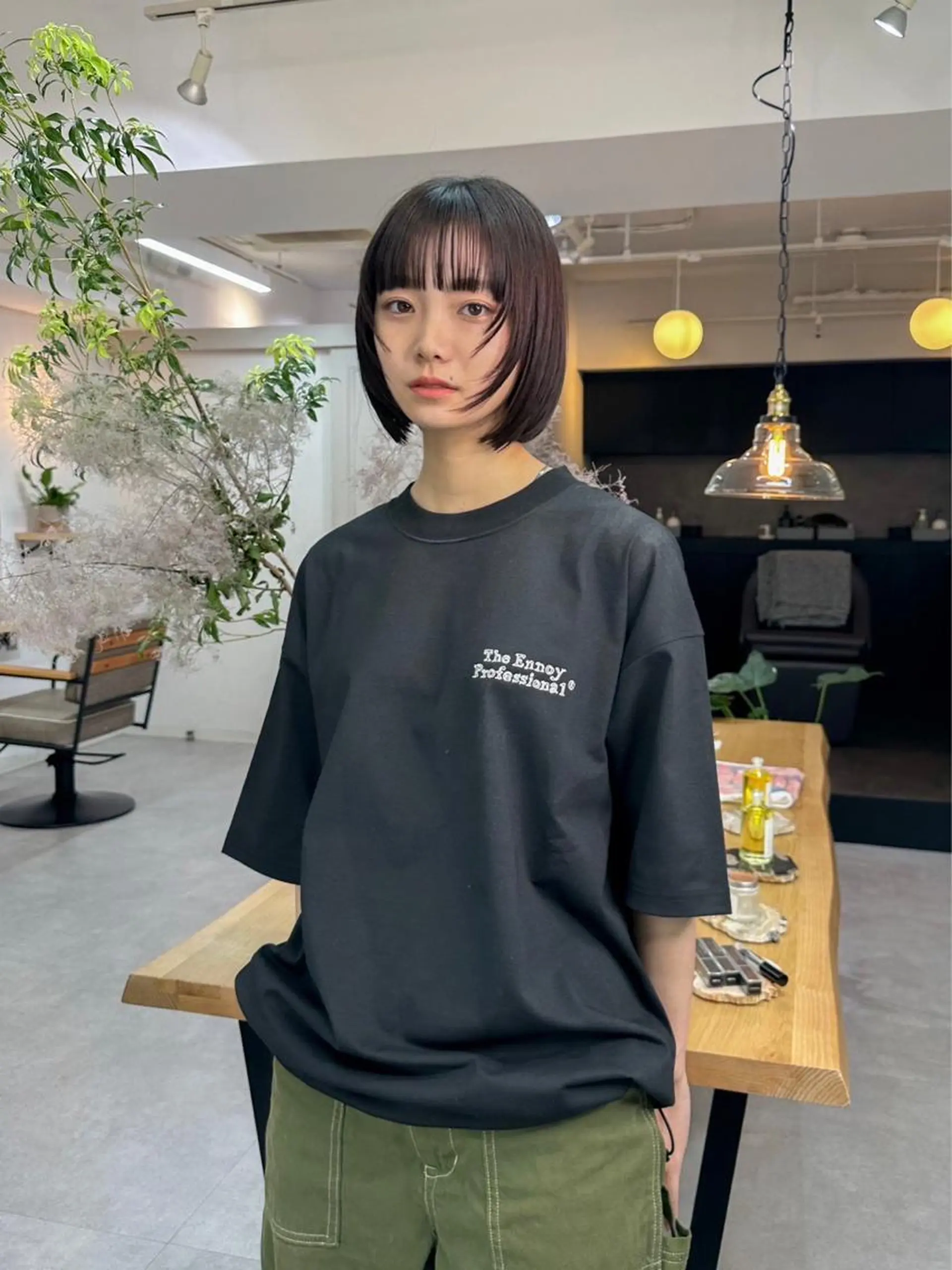 ショート カラー ショート ボブ メンズ パーマのヘアスタイル