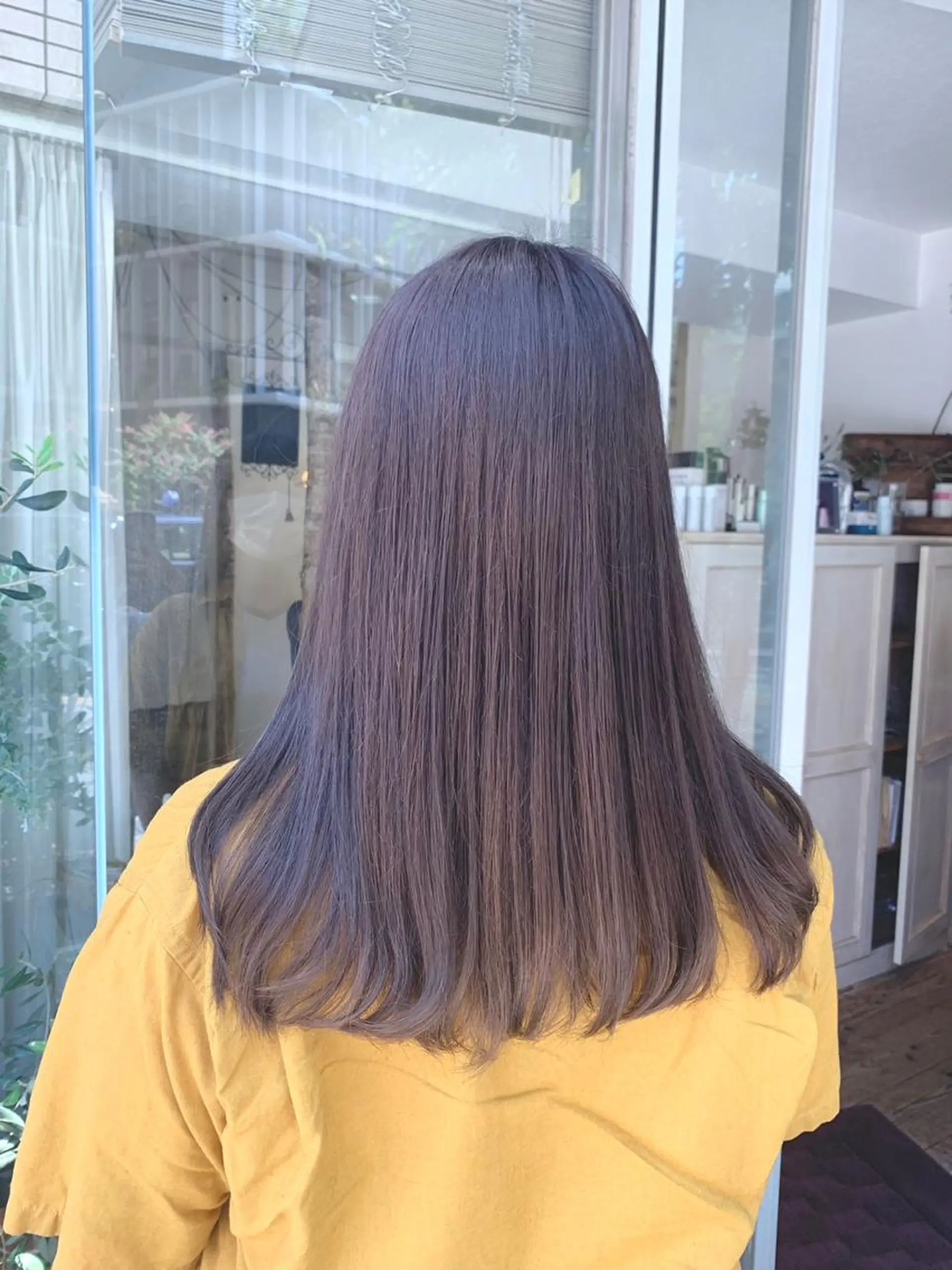 ロング カラー カット ヘアカラー fio マナミのヘアスタイル