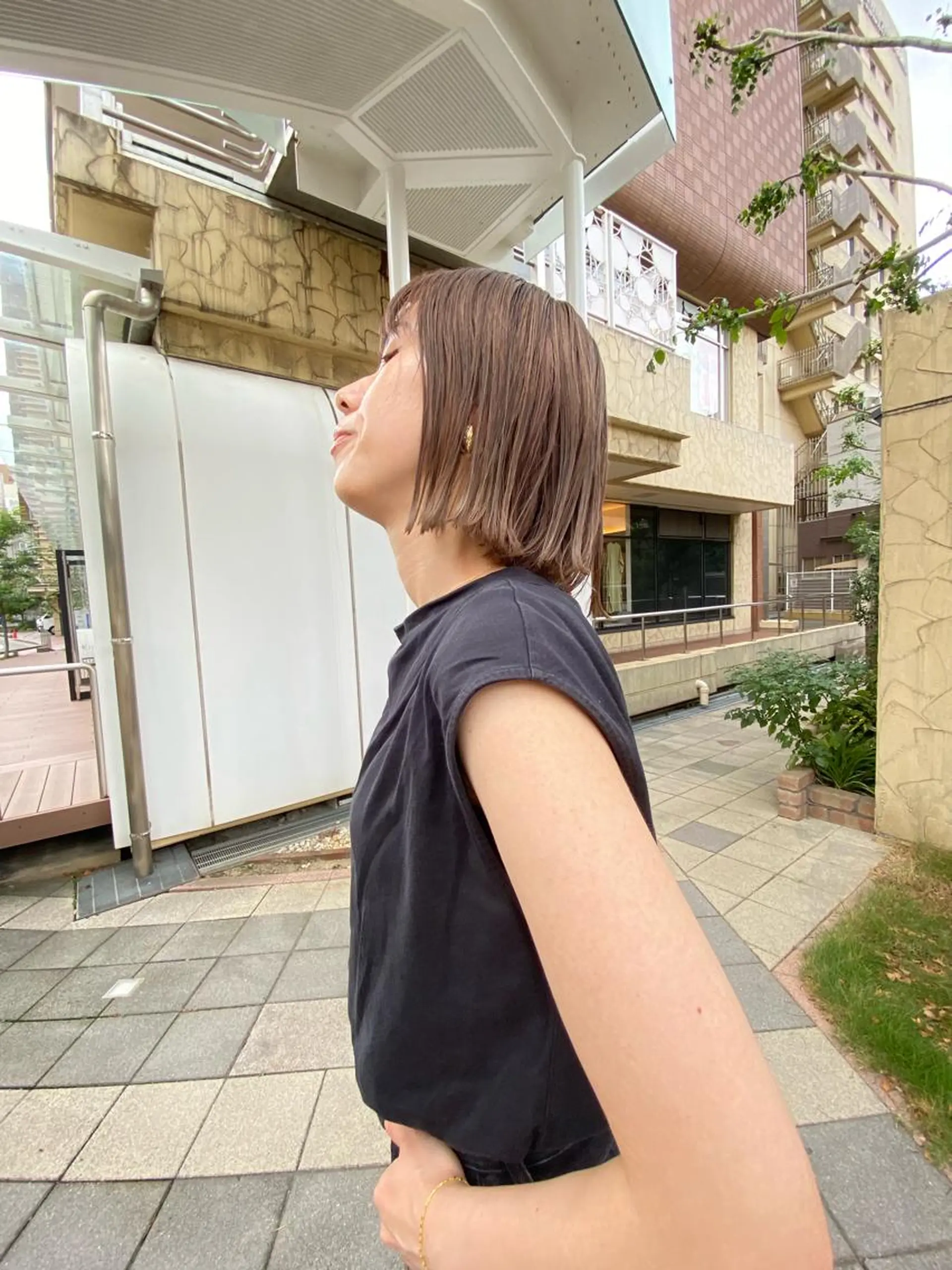 ショート ボブ カット ヘアカラー トリートメント Musiiik hairのヘアスタイル