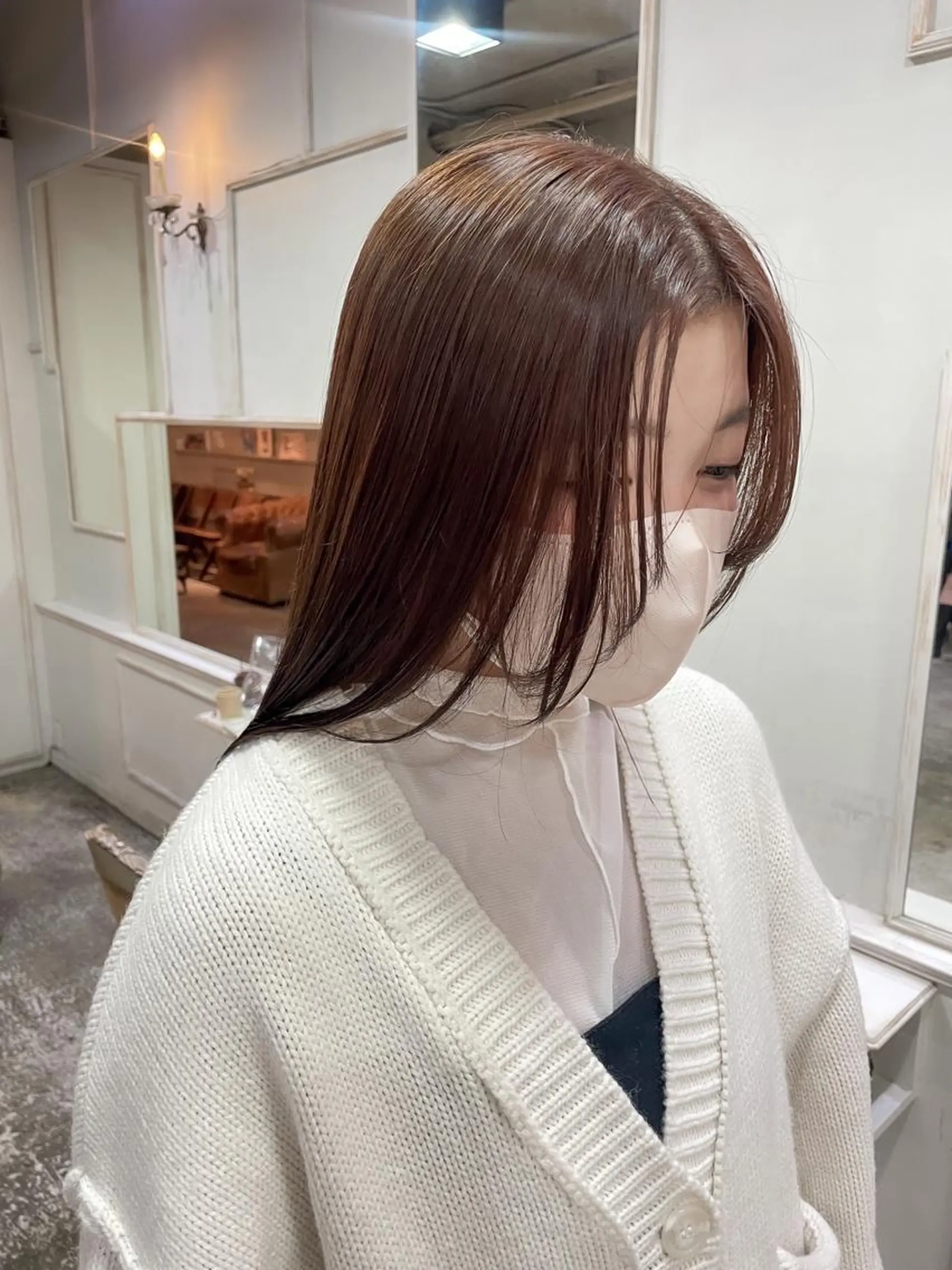 ロング カラー ヘアカラー 柔らかベージュ 🤎YUKAのヘアスタイル