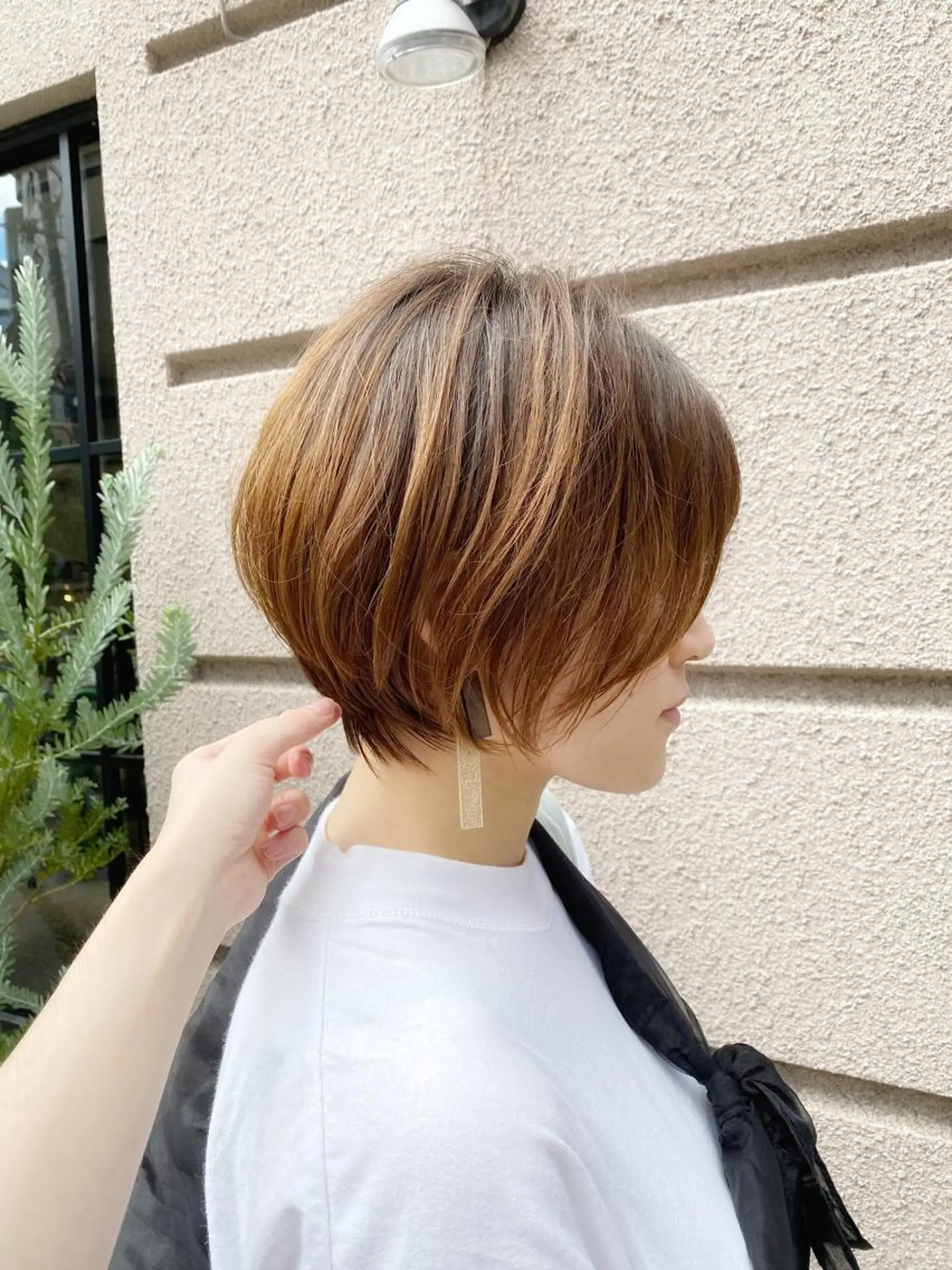 ショート パーマ 美髪❣️縮毛矯正/ 髪質改善✨/山本のヘアスタイル