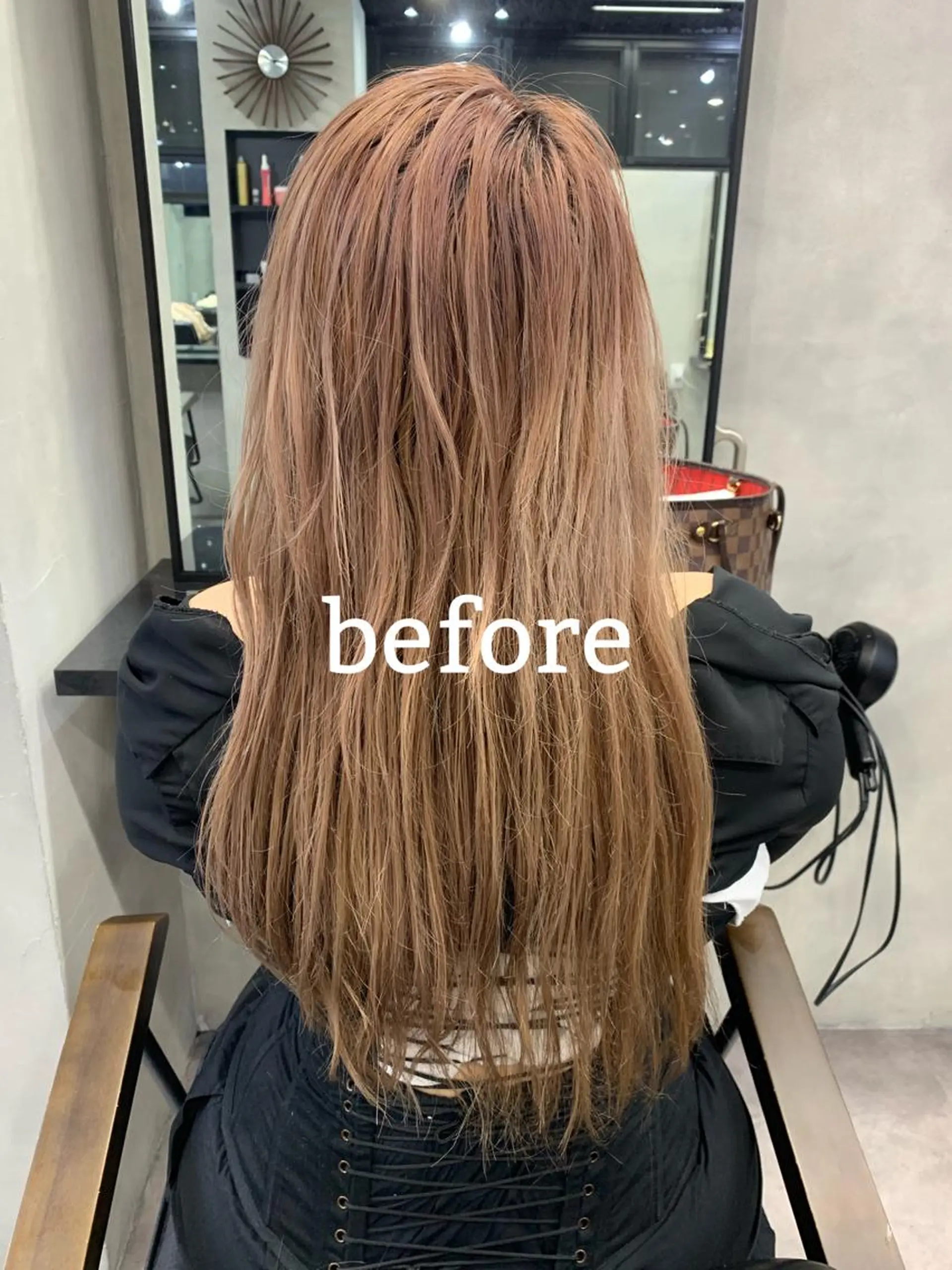 ロング カラー 新宿/韓国レイヤー 髪質改善カラー/角所のヘアスタイル