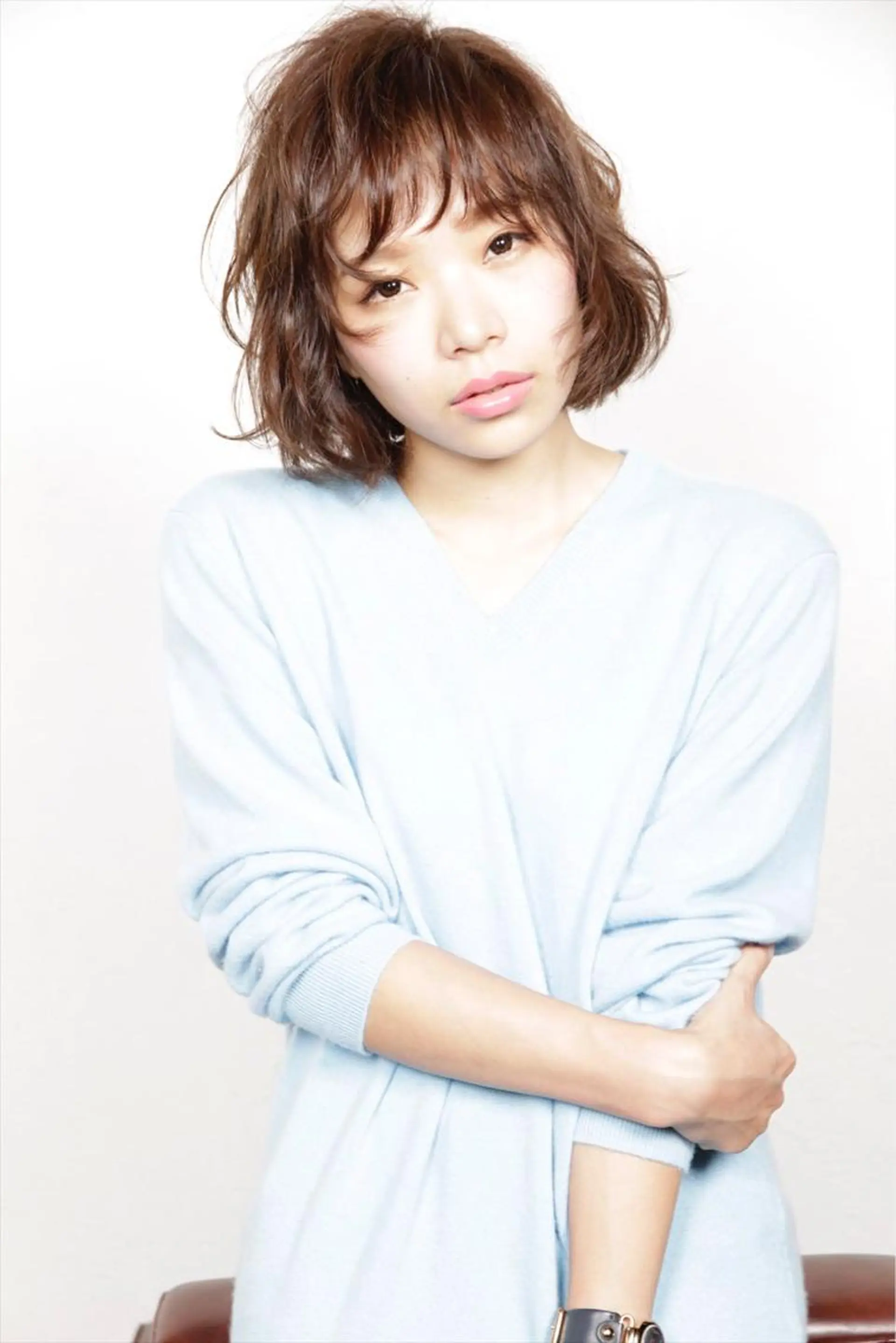 ミディアム 仁城 了祐のヘアスタイル