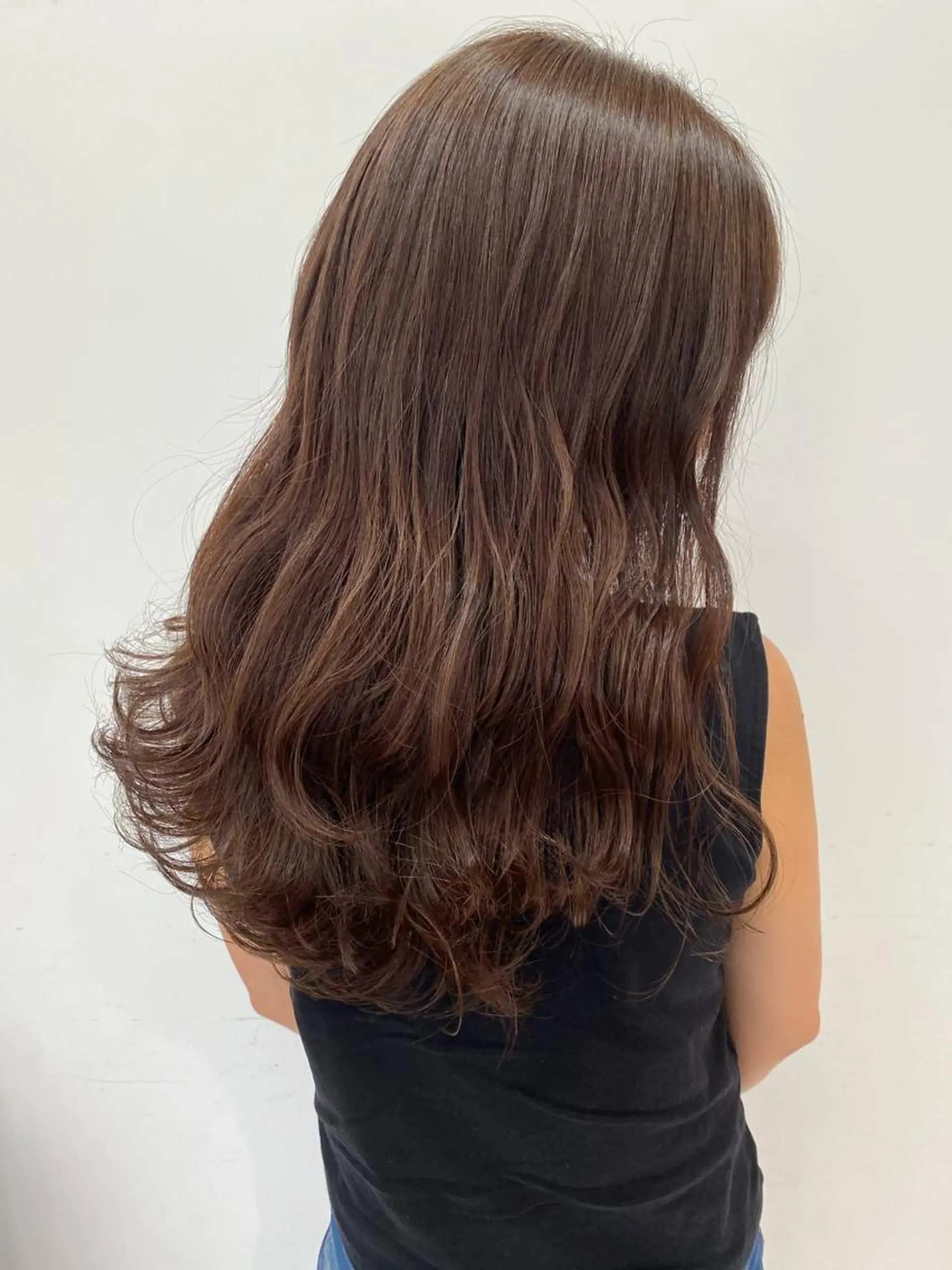 セミロング カラー ボブ、縮毛矯正👑 心斎橋/高城涼也のヘアスタイル