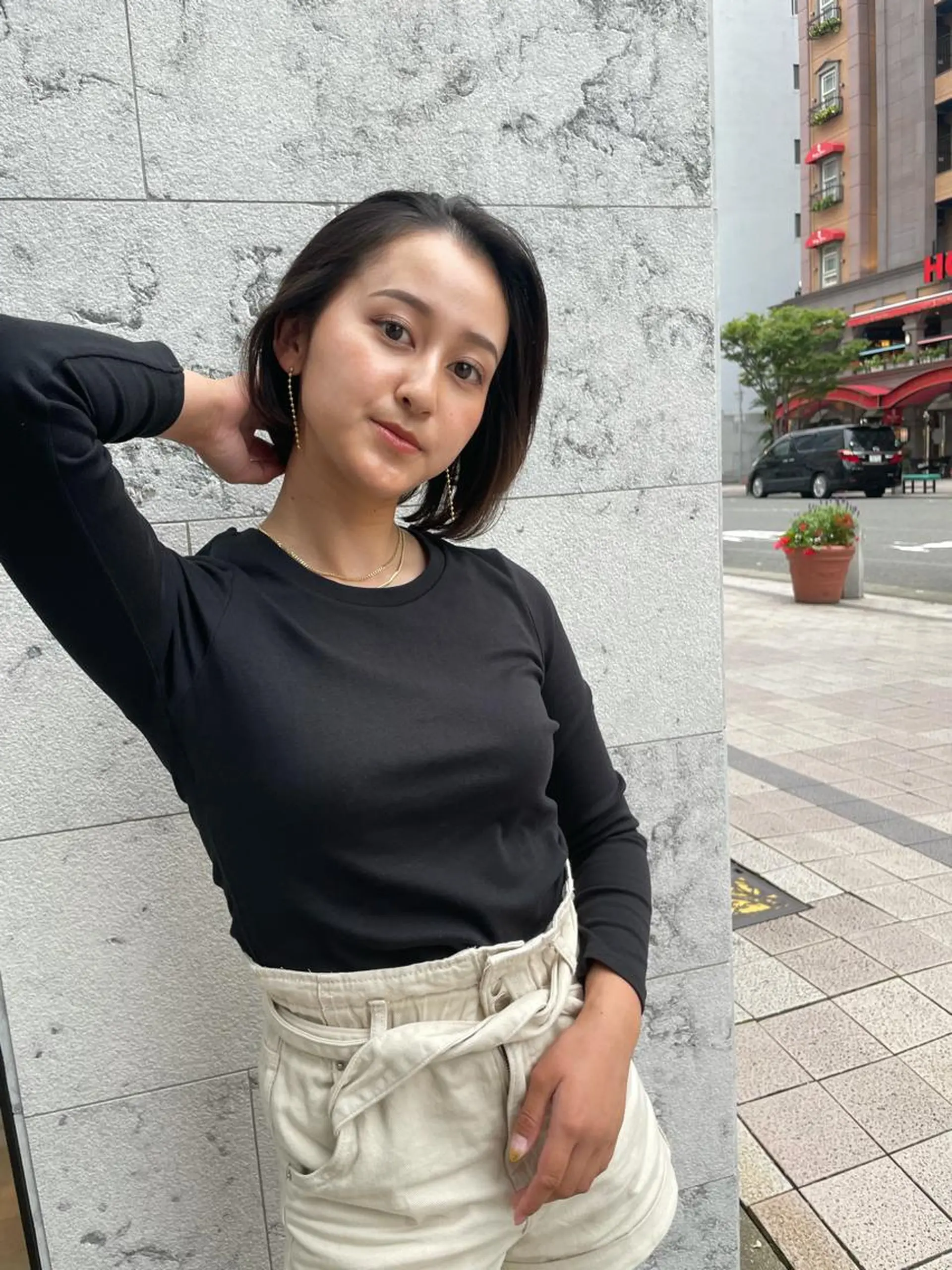 ミディアム 透明感カラー REIのヘアスタイル