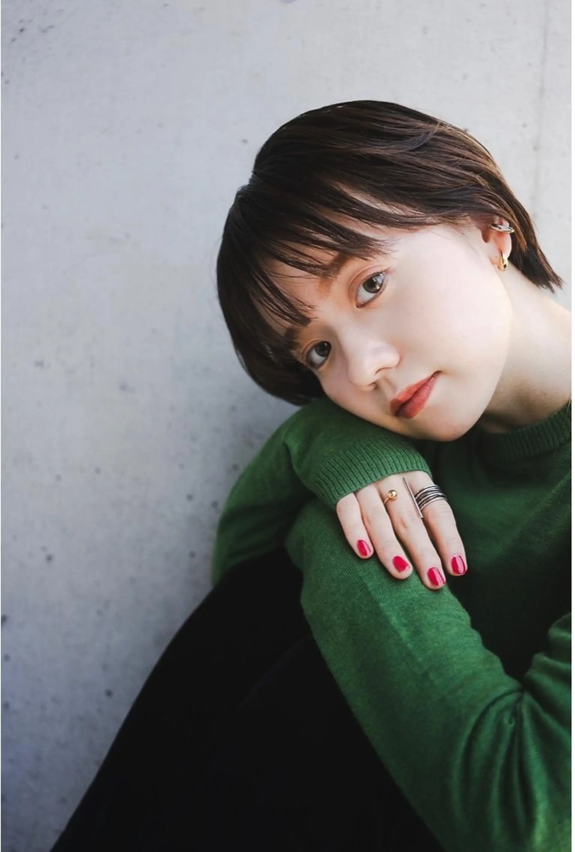 ショート カット 透け感×顔まわり デザイン✂︎吉田のヘアスタイル