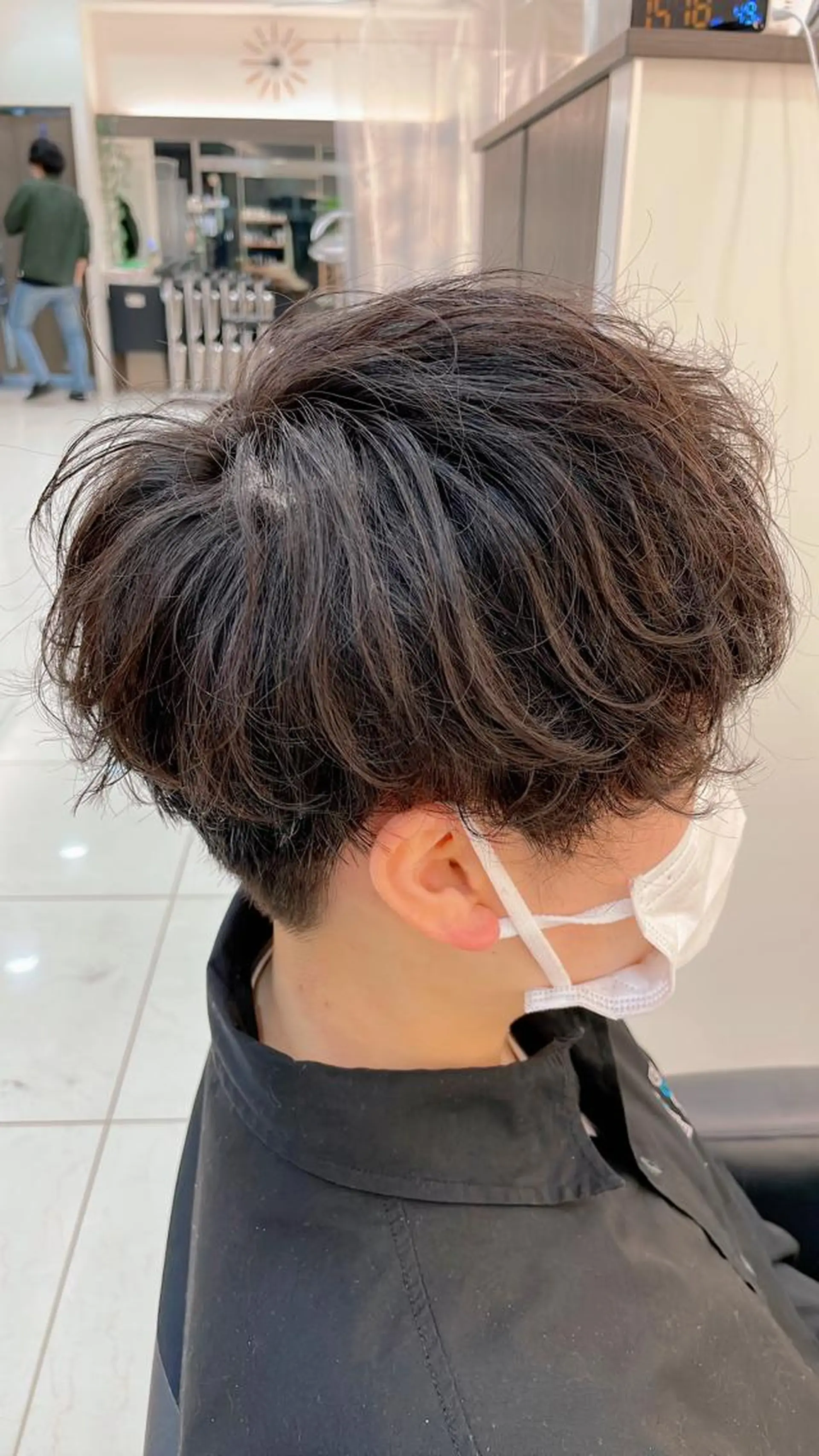 ショート パーマ メンズ メンズパーマ スパイラルパーマ 店長/髪質改善 艶カラー/清水祥偉のヘアスタイル