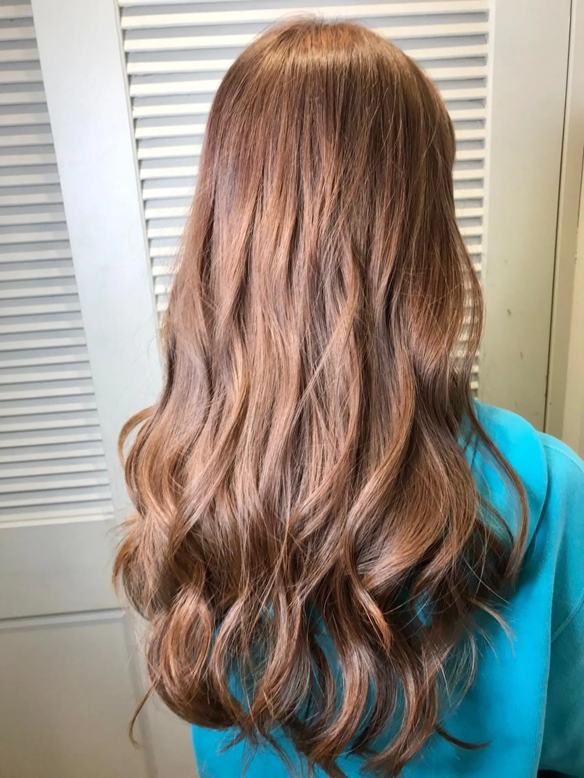 ロング ヘアカラー トリートメント 色気レイヤー& ショートはお任せ🌟のヘアスタイル