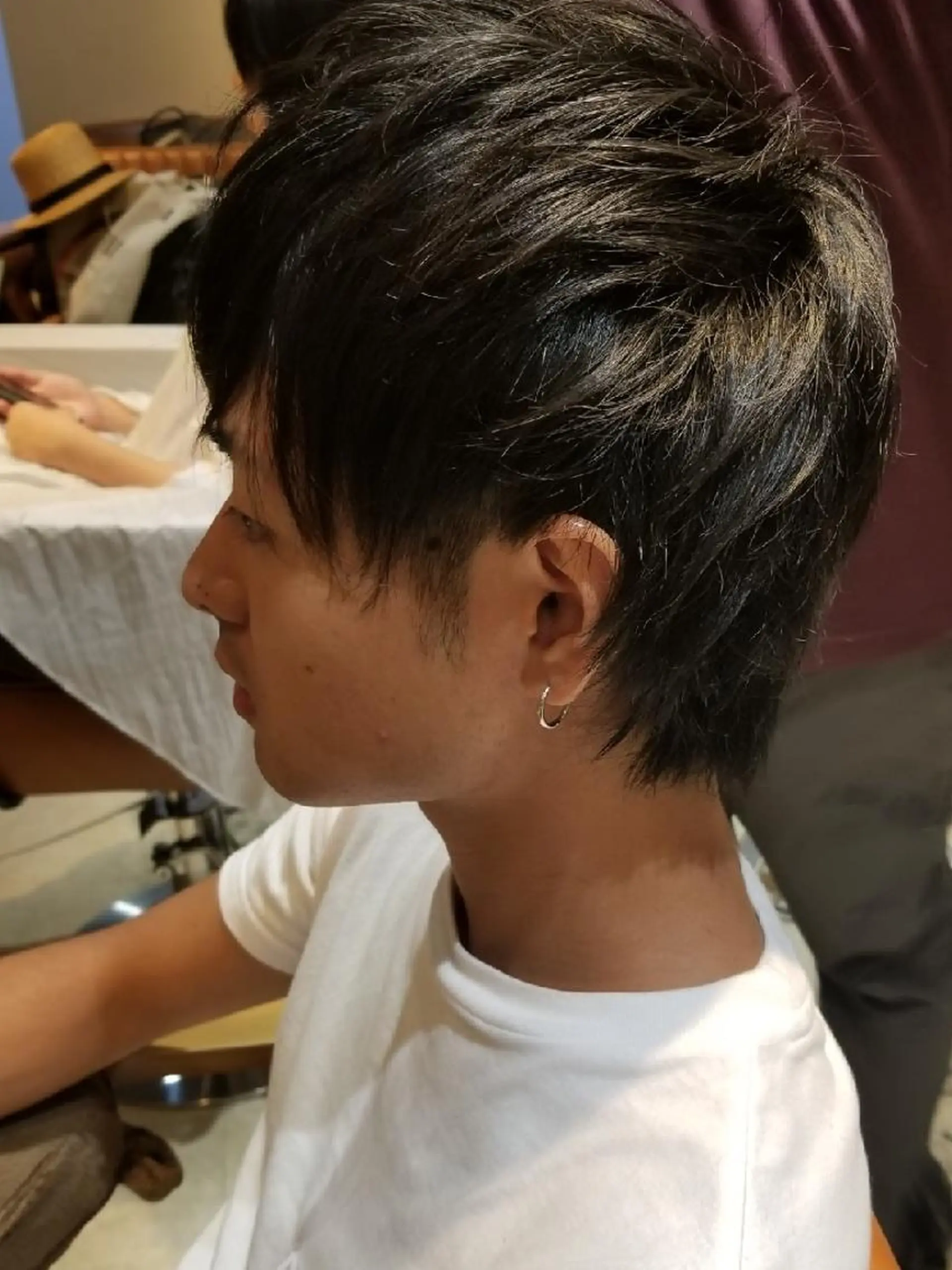 メンズ ばんの かすみのヘアスタイル