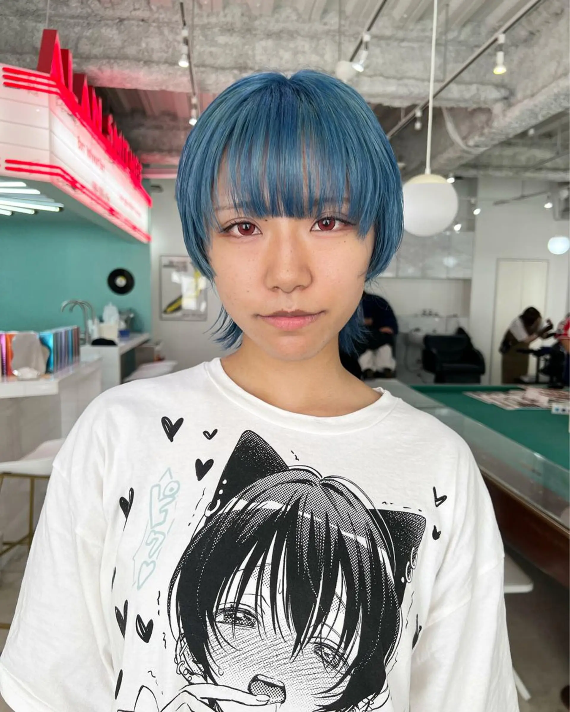 ミディアム 💥ウルフカット デザインあんな💥のヘアスタイル