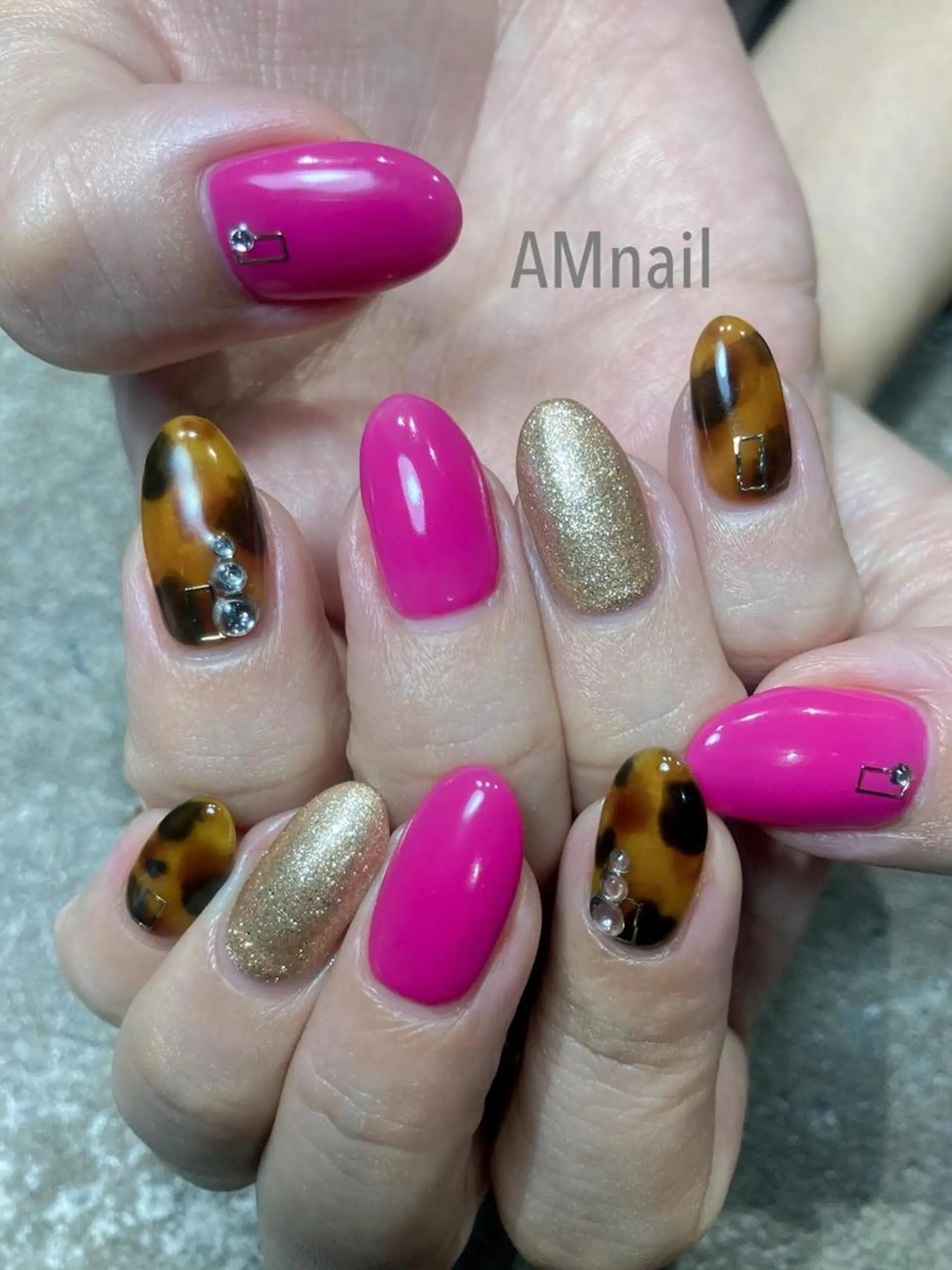 ネイル アートネイル 持ち込み ハンドネイル Am:nail 柏 SUE（スゥ）のネイルデザイン