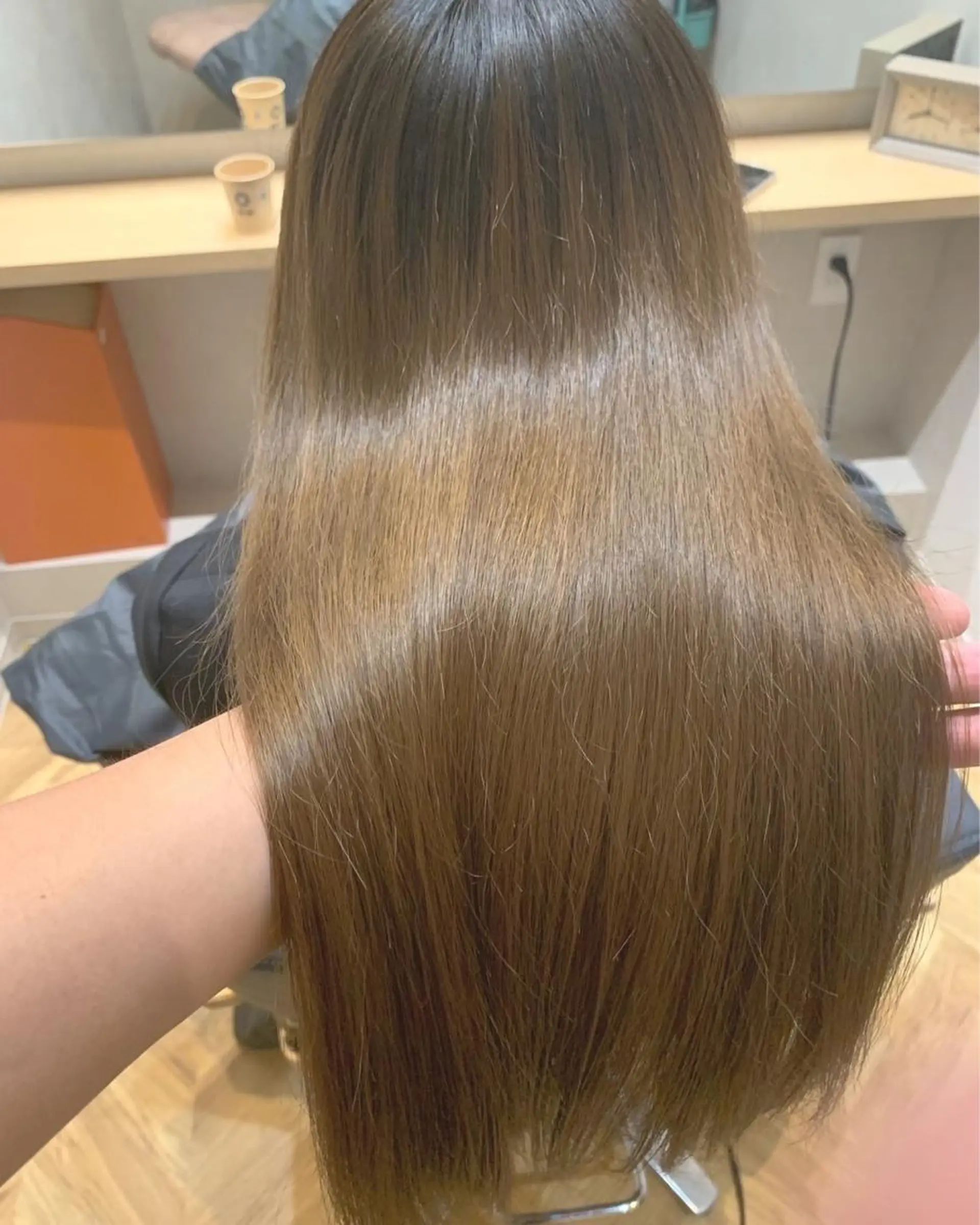 ロング カット ヘアカラー トリートメント N°number大分 ナンバーmikotoのヘアスタイル