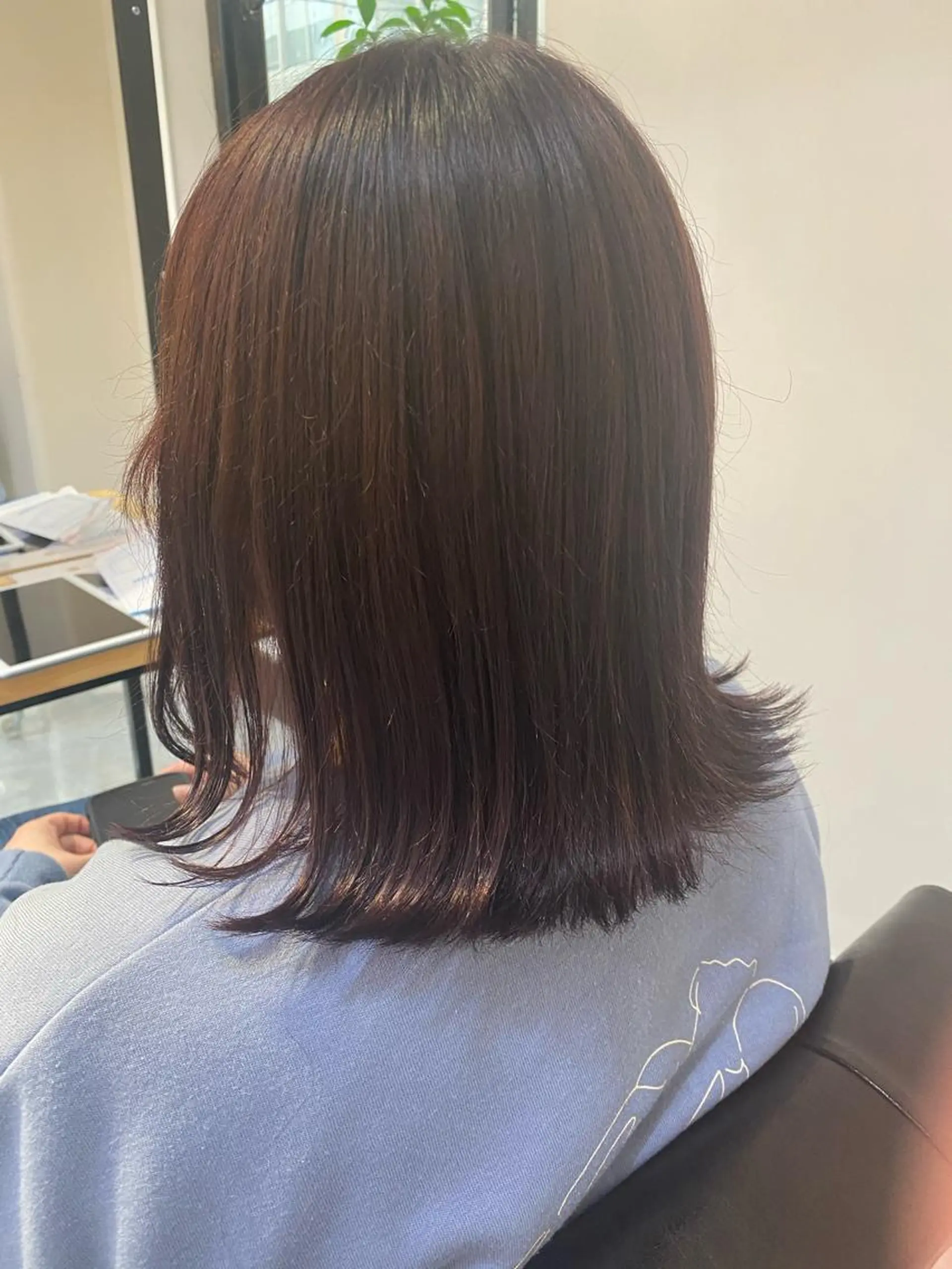 セミロング カラー 外ハネヘア カット ヘアカラー トリートメント ヘッドスパ CARICIA🌱 masaeのヘアスタイル