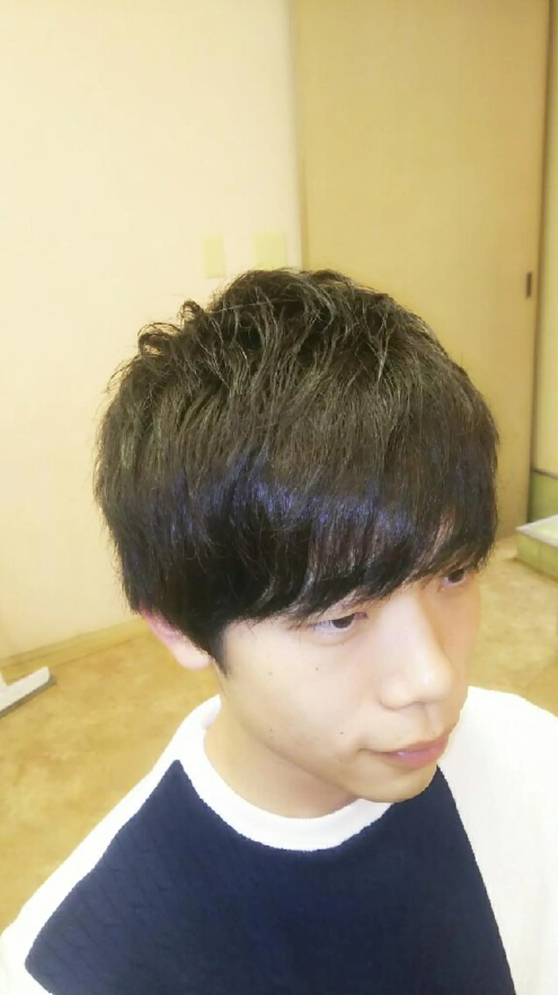 メンズ カラー ブルーカラー 脇田 雄大のヘアスタイル