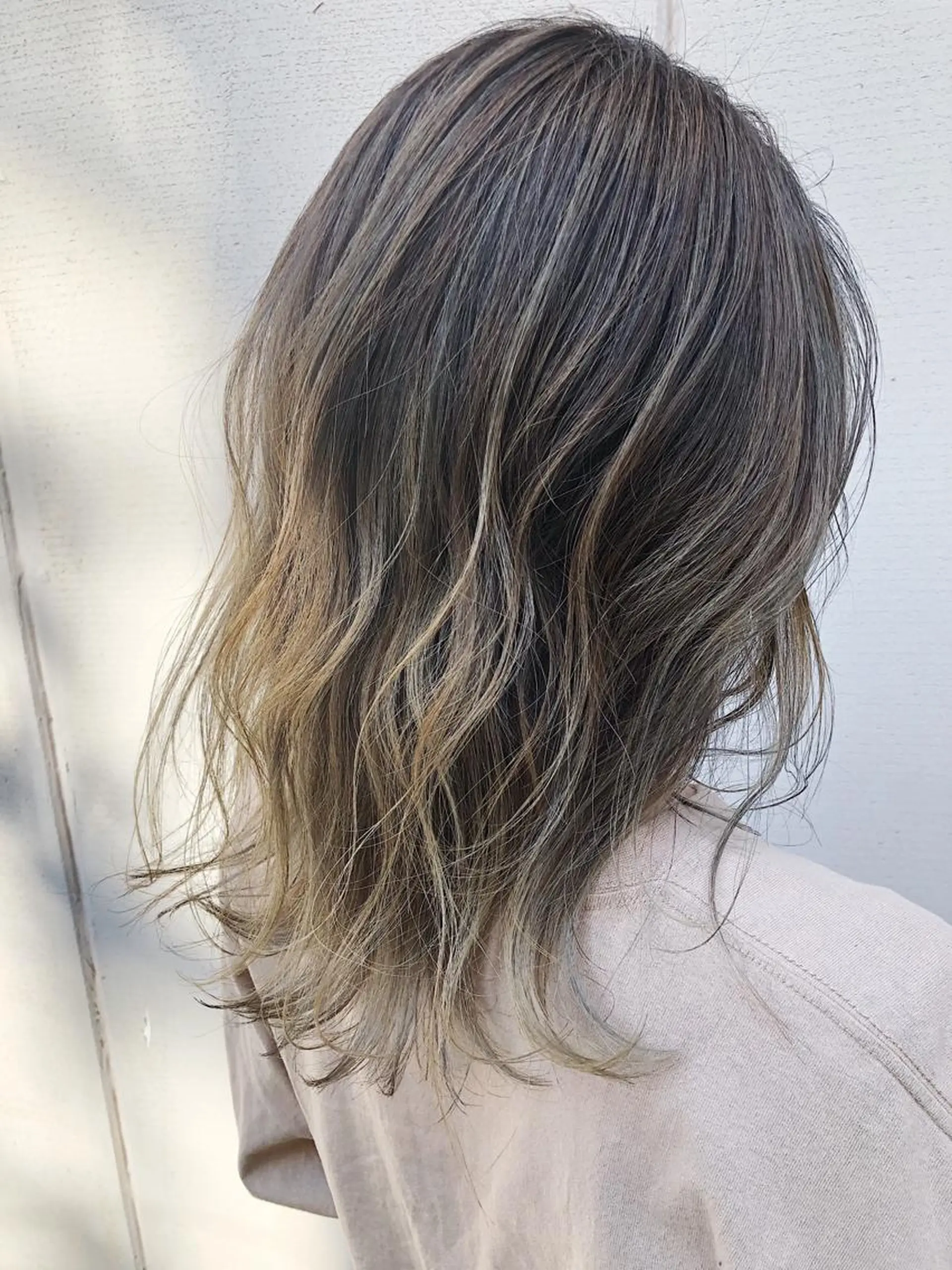 セミロング カラー 髪質改善/顔まわり 石原のヘアスタイル