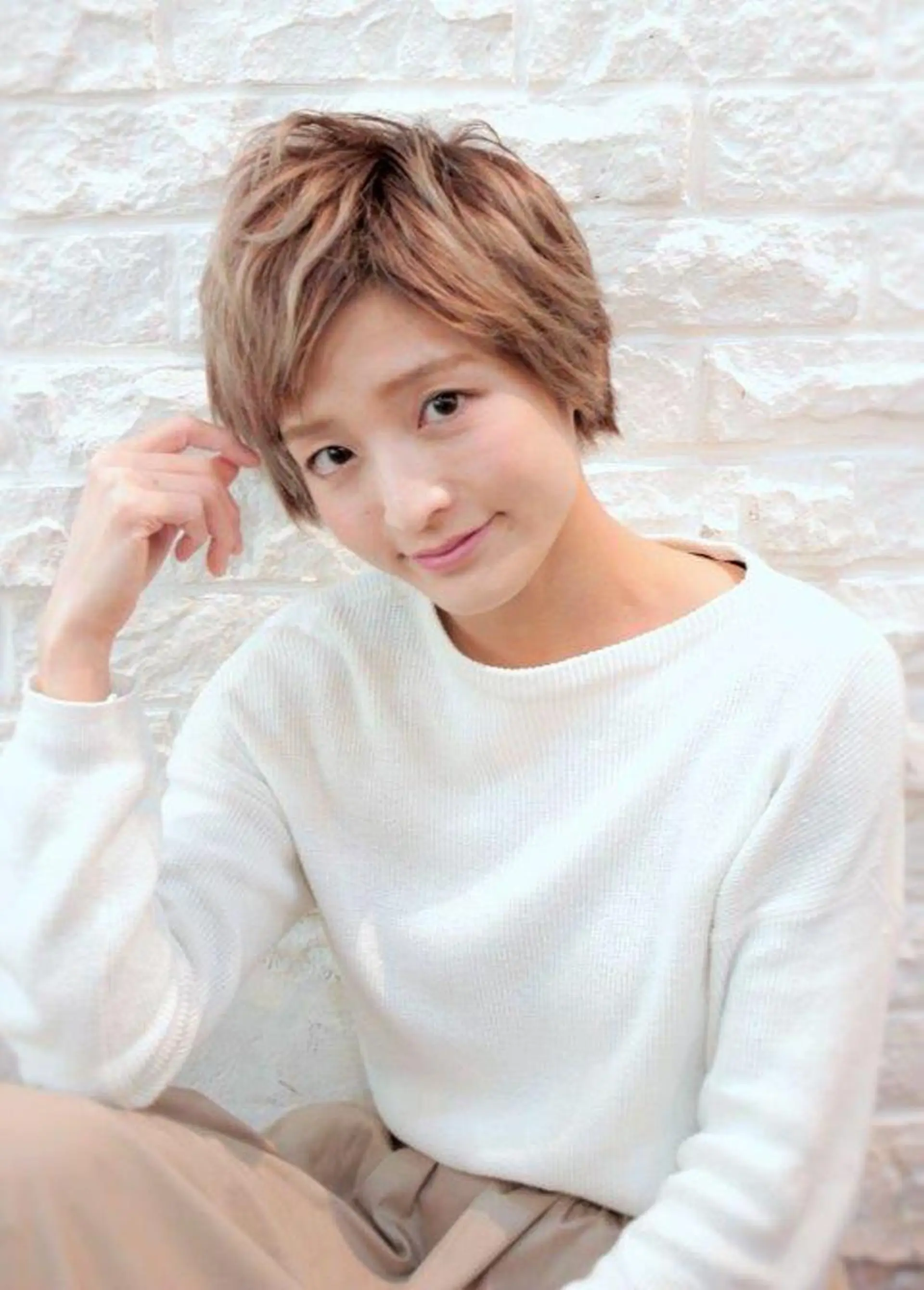 ショート 角床直哉 カラーカットNO 1のヘアスタイル