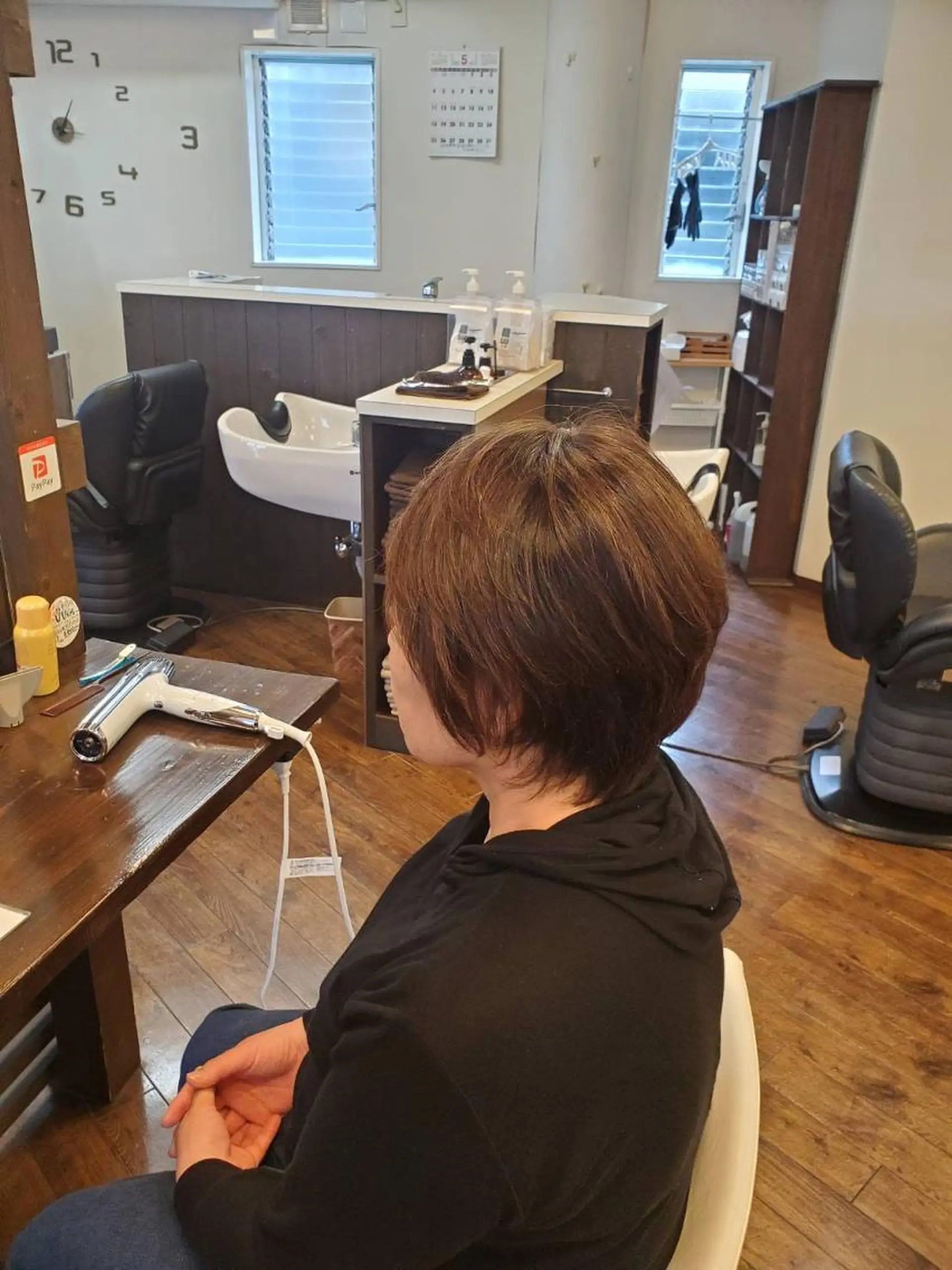 ショート 髪質改善する白髪染め ツヤイロ島田店のヘアスタイル