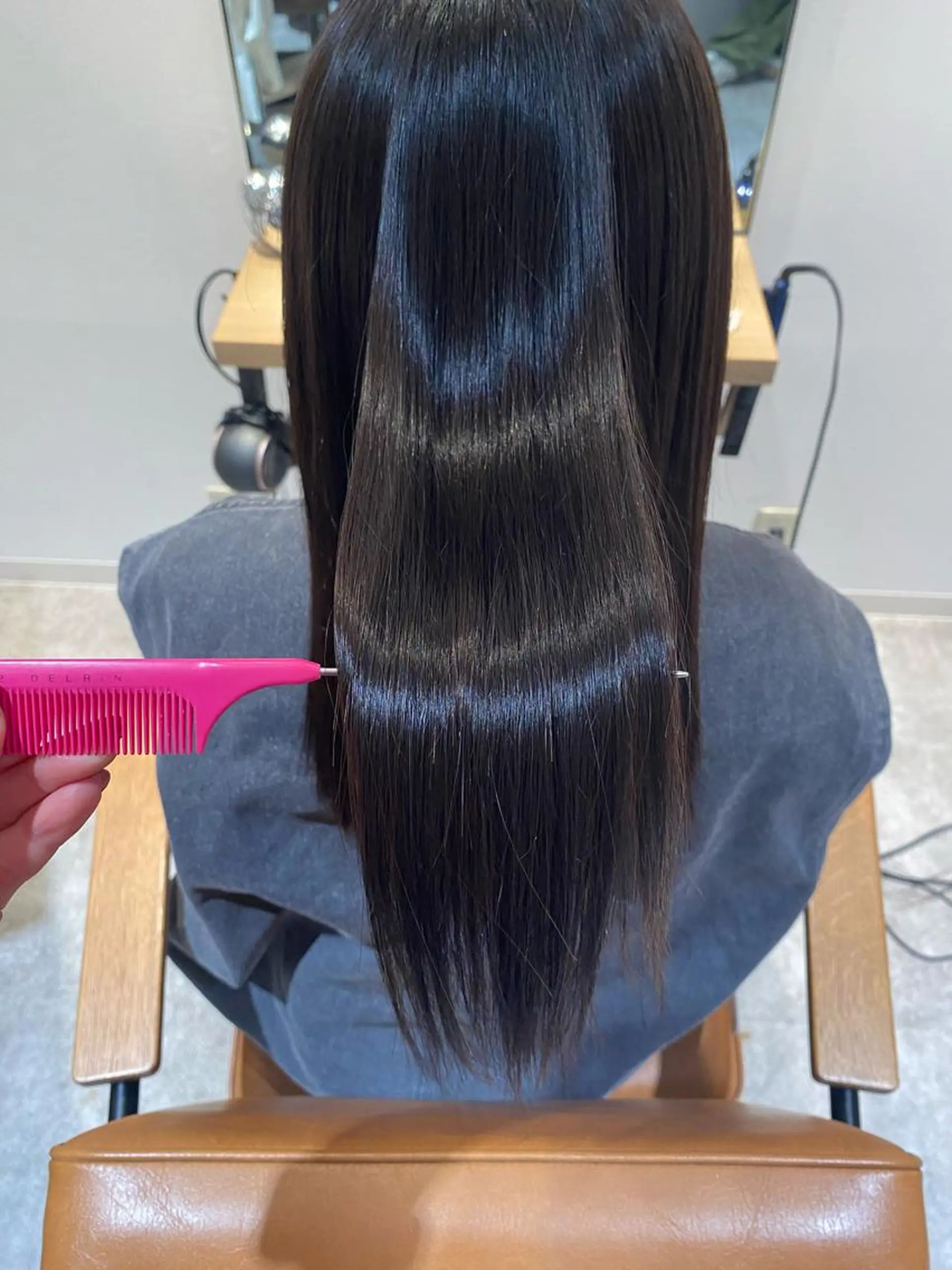 ロング 縮毛矯正 カット 縮毛矯正 オスズ 🎀´-のヘアスタイル