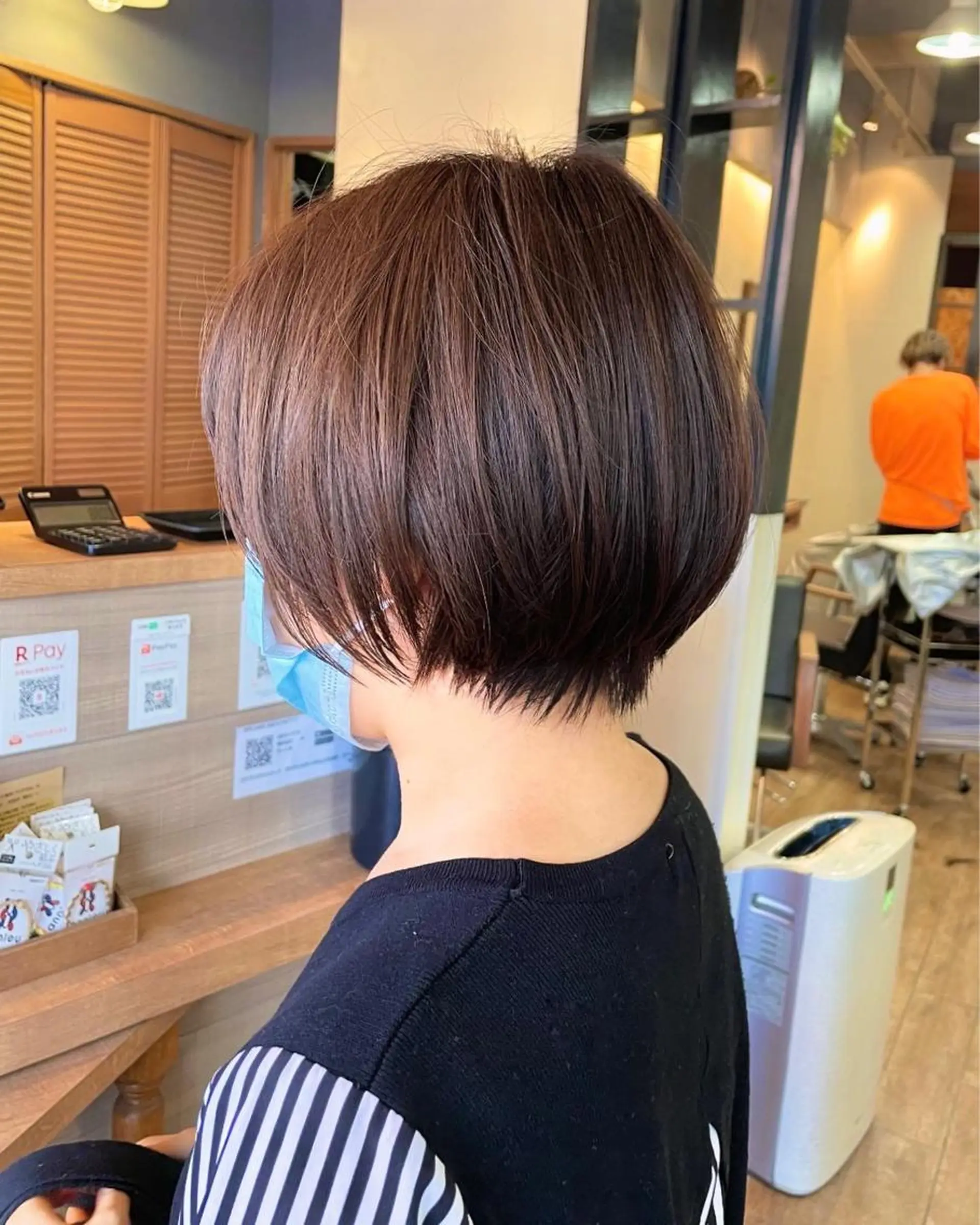 ショート カラー ショート/ボブ/ メンズ/縮毛矯正のヘアスタイル