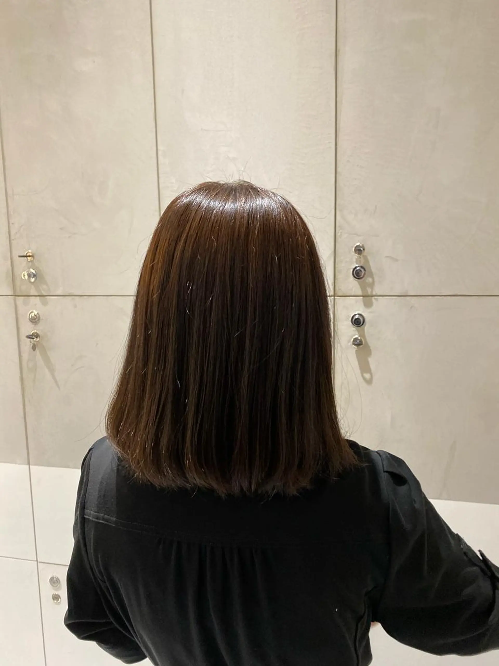 ミディアム カラー ナチュラル/韓国💎 haruka 💎のヘアスタイル