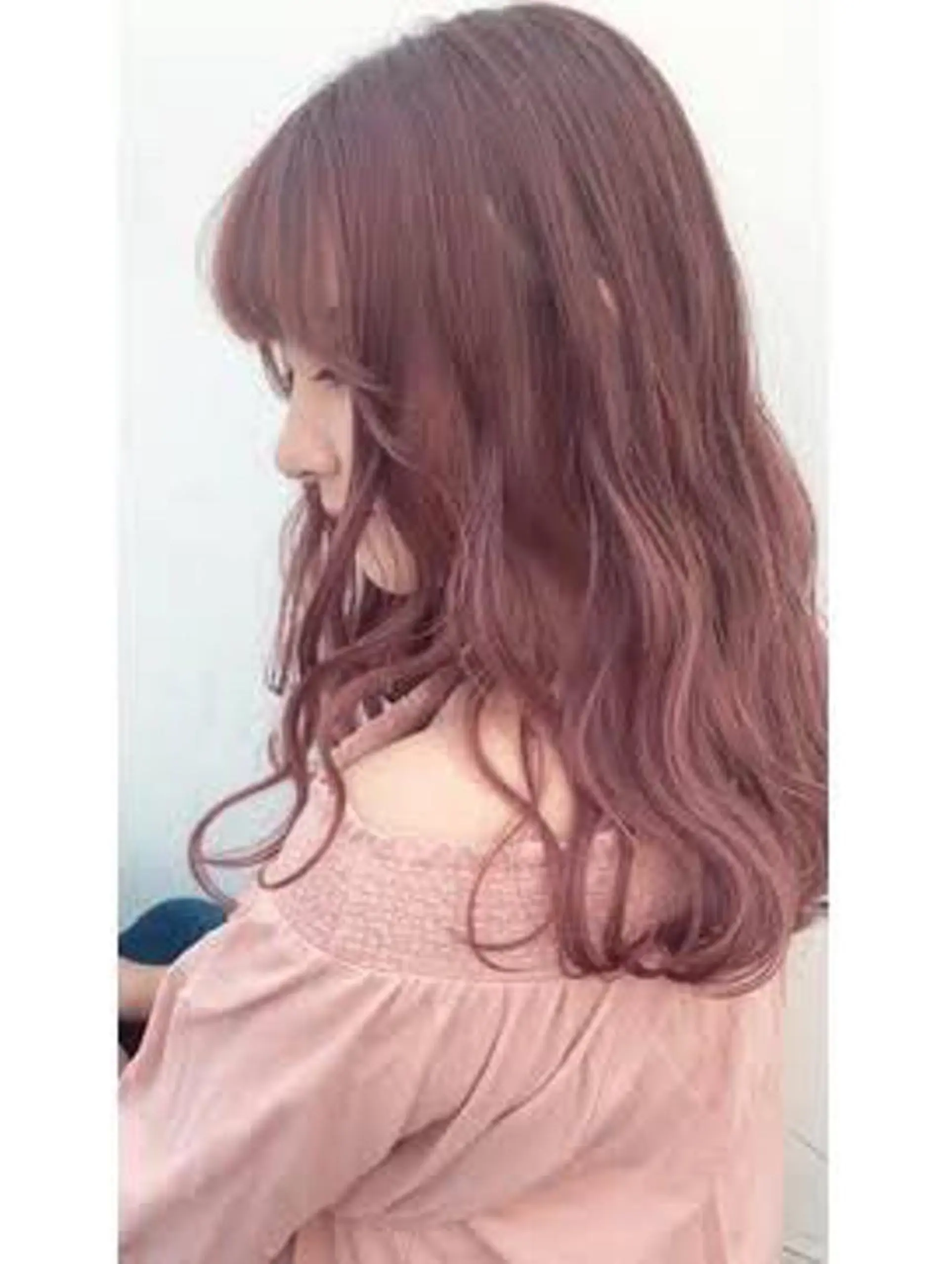 セミロング カラー ピンクカラー PLAY Ryutaのヘアスタイル