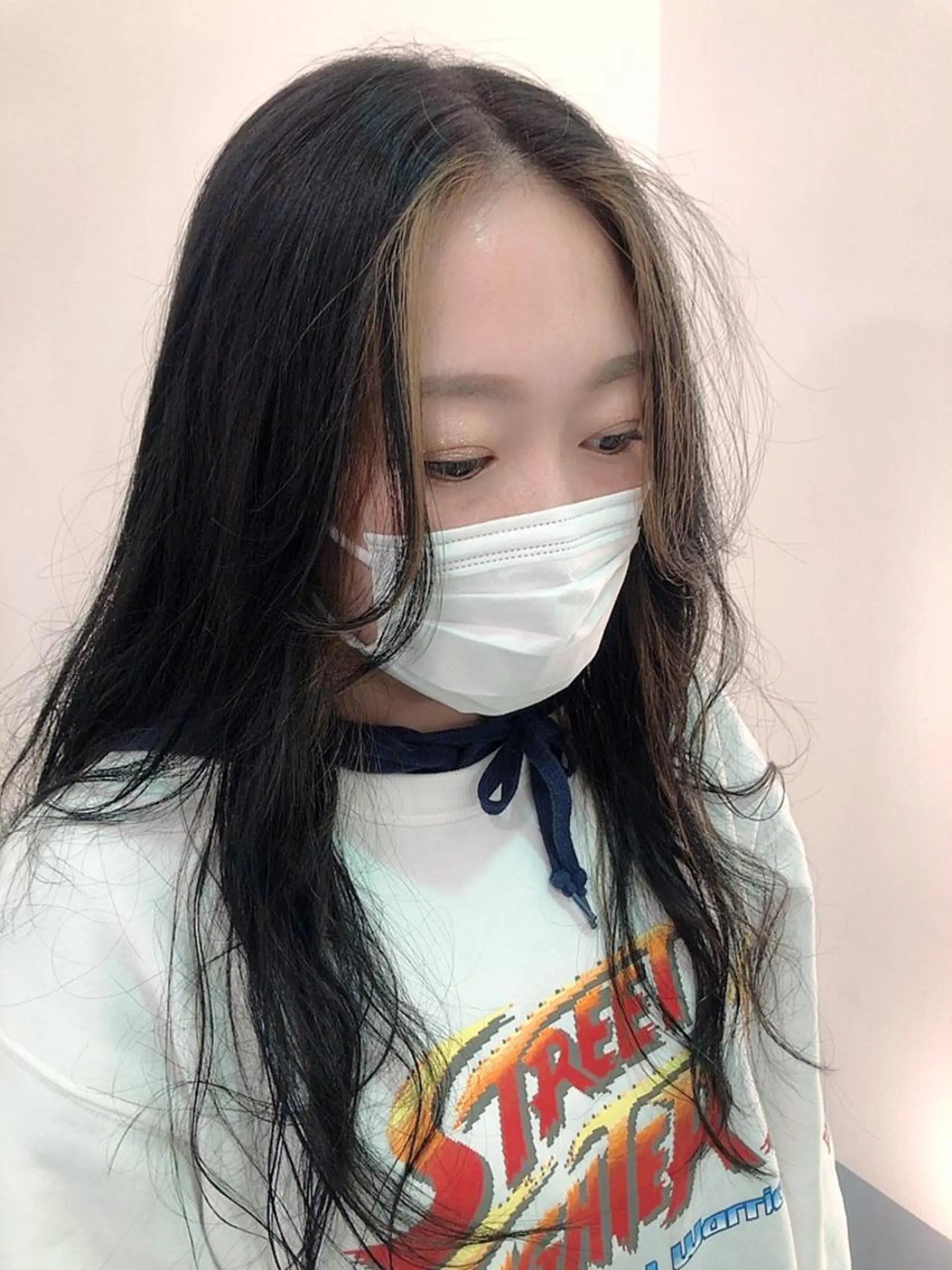 ロング ミストバング 💐宮坂 歩💐のヘアスタイル