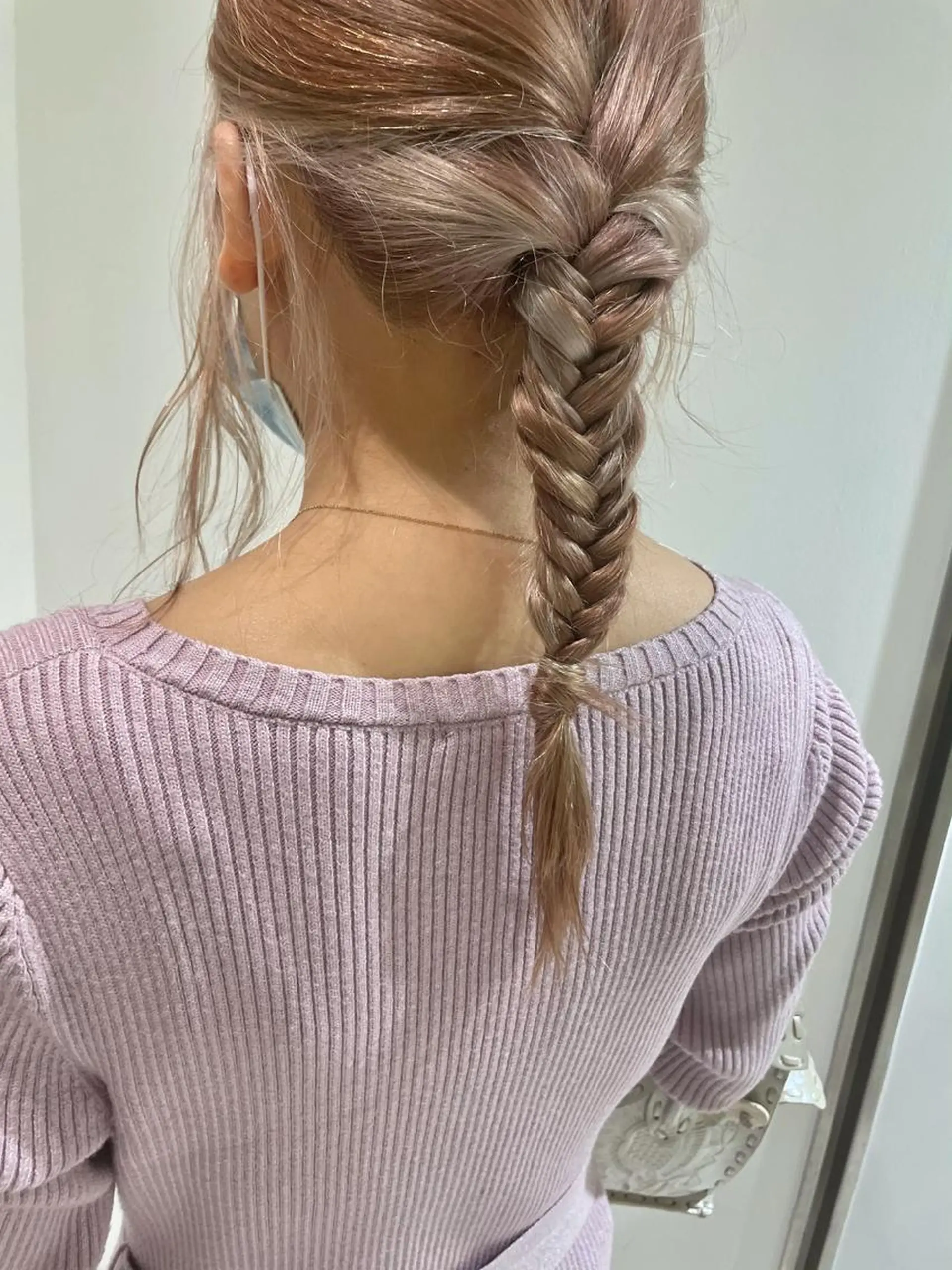 ロング カラー ベージュカラー ブロンド ブロンドベージュ インナーカラー ホワイトベージュ 髪質改善カラー/ボブ 🌻Mutsumiのヘアスタイル