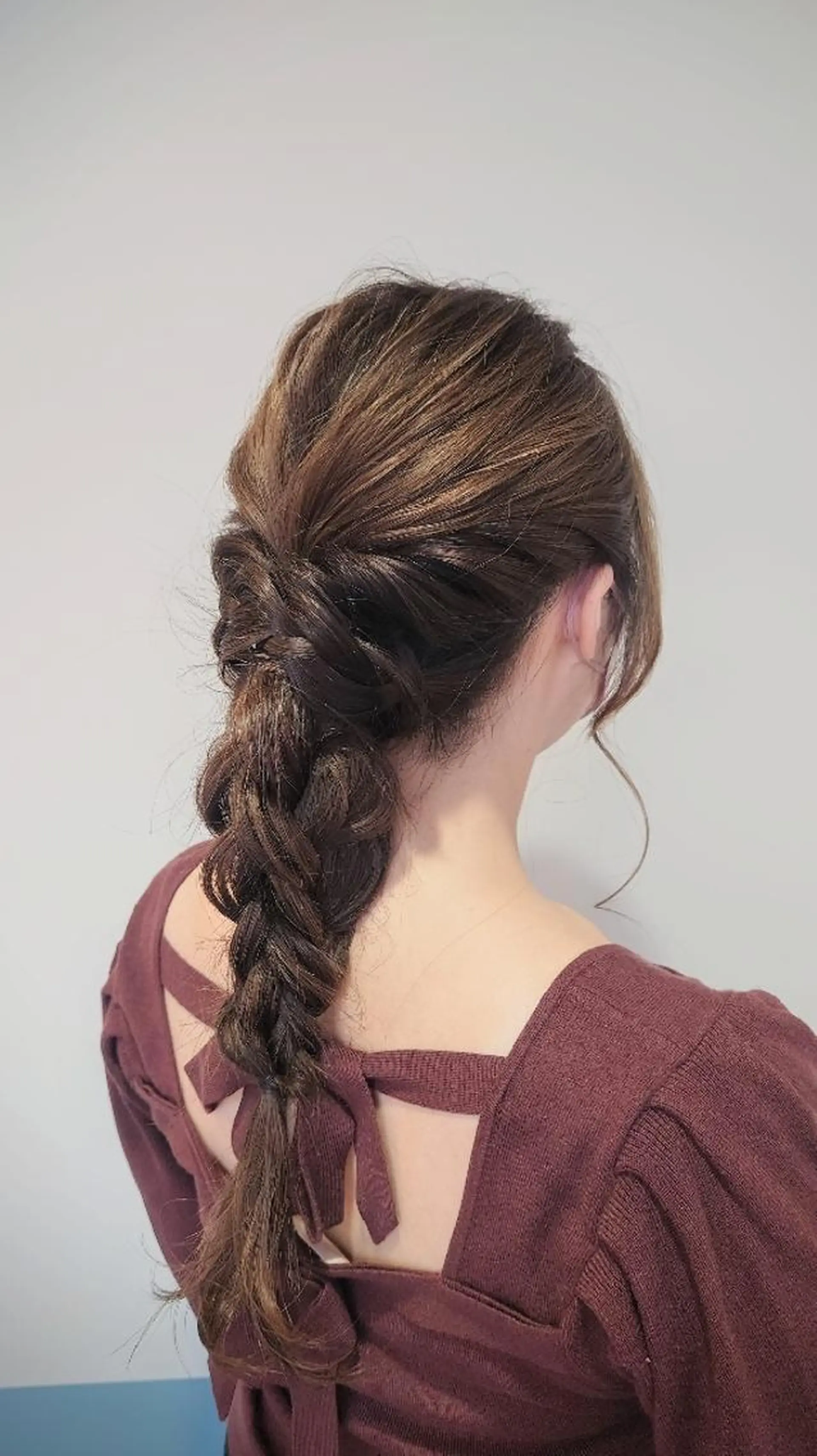 ロング ヘアアレンジ 三つ編み 髪質改善 トリートメント 酸熱トリートメント 田中将平【 サロンマネージャー】のヘアスタイル