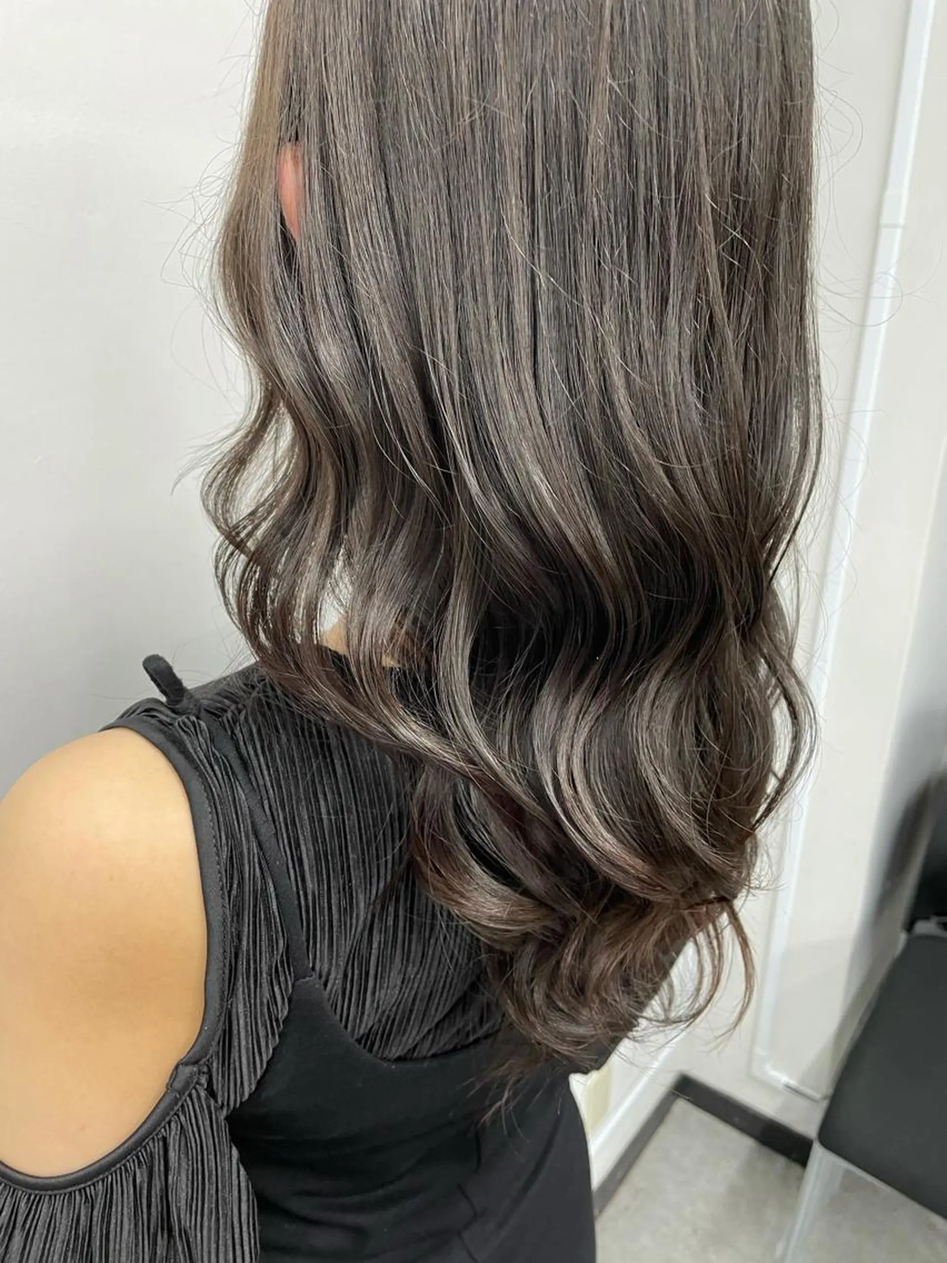 セミロング ヘアアレンジ 縮毛矯正/髪質改善/ ブリーチ毛/木元渓太のヘアスタイル