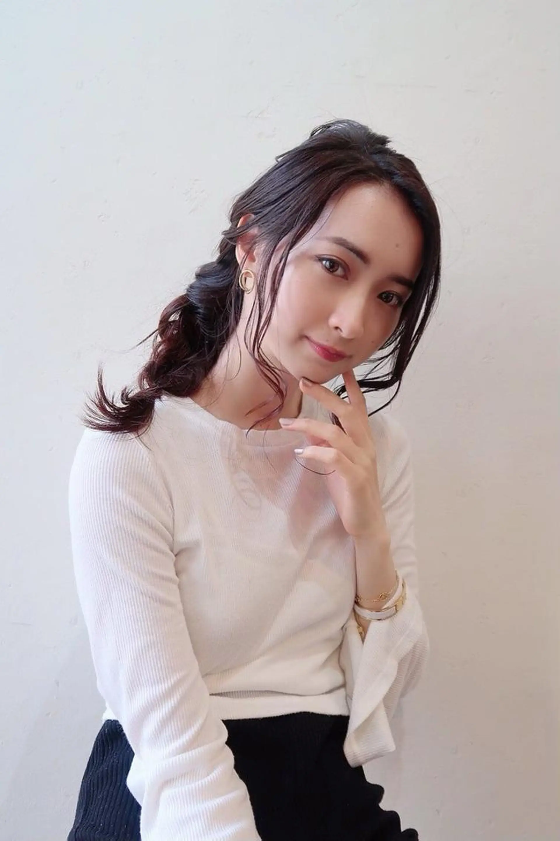 セミロング ヘアアレンジ カラー ブラウンカラー 透明感カラー ピンクカラー ピンクブラウン ALLENhair (アレンヘアー九条)のヘアスタイル