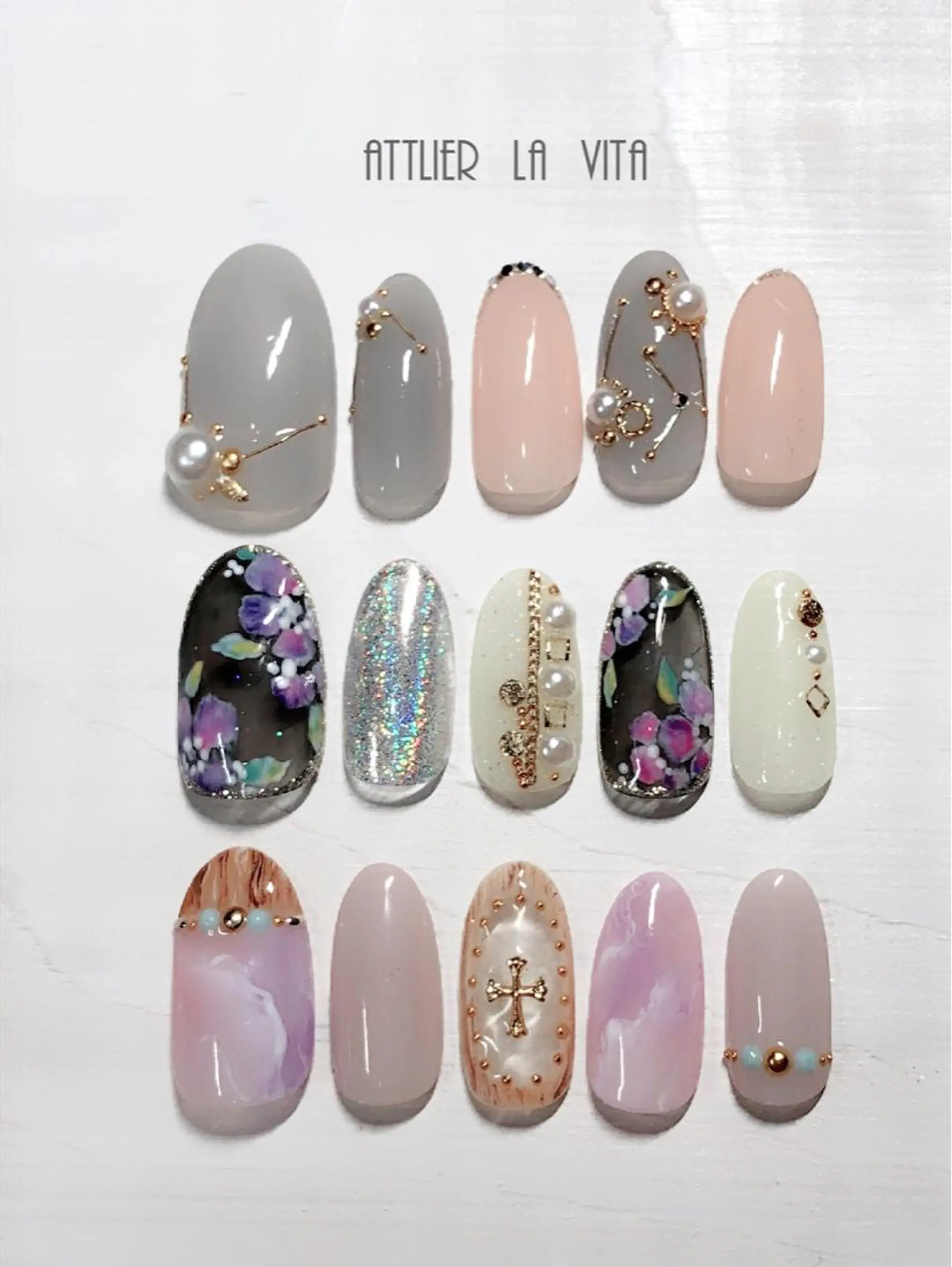 ネイル アートネイル atelier la vita所属・lavita. mimuraのネイルデザイン