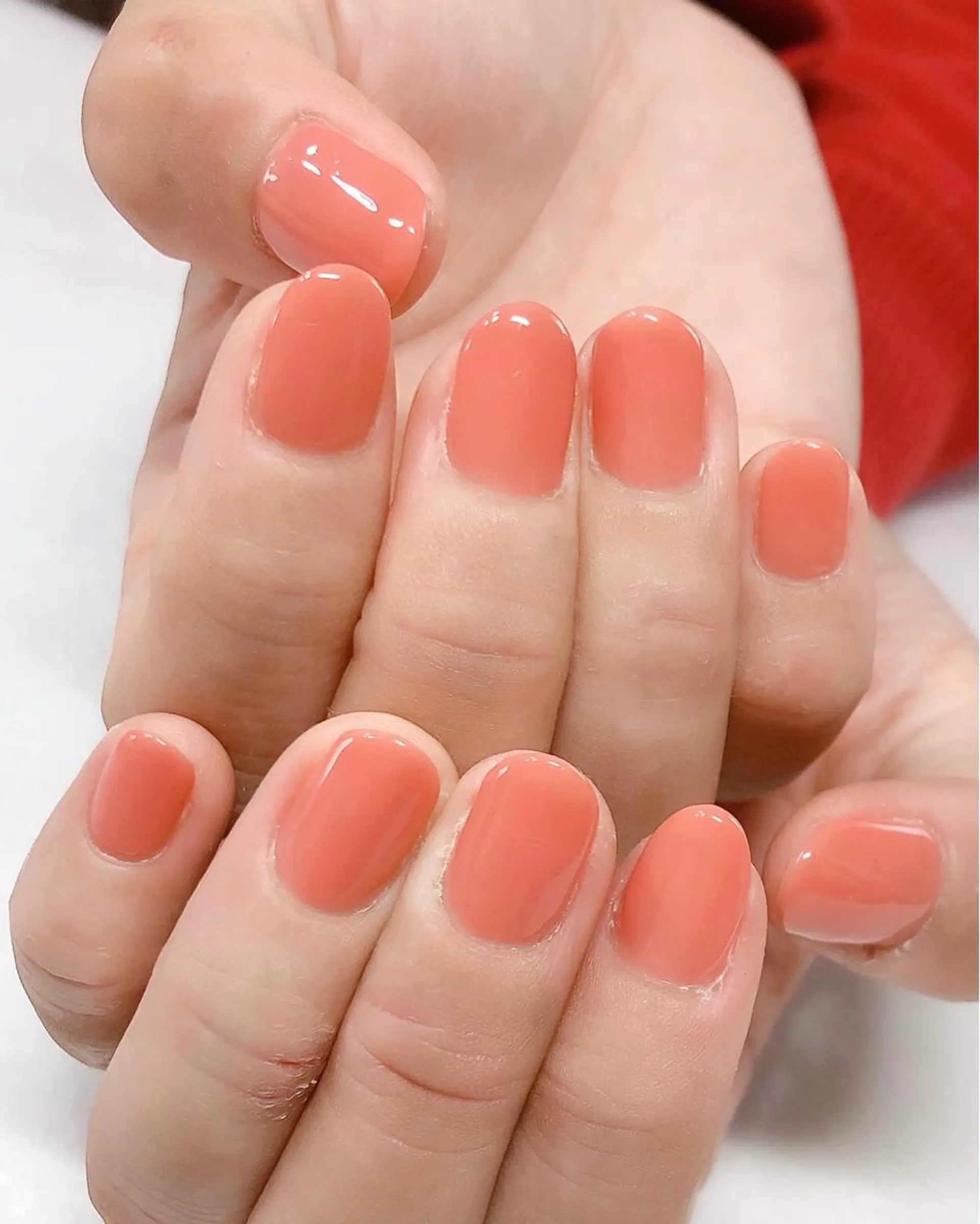 ネイル ワンカラーネイル 東 千夏のネイルデザイン