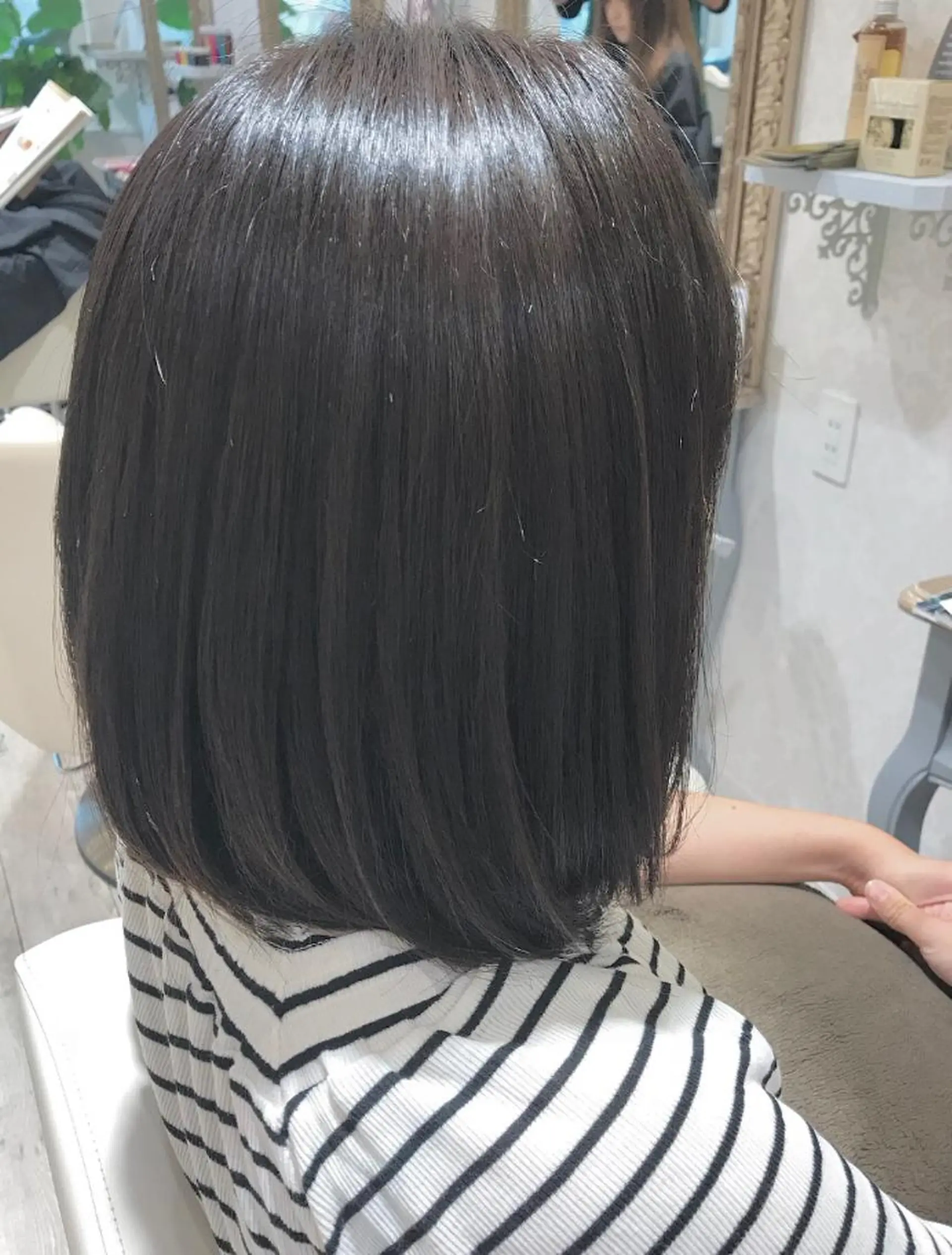 セミロング カラー グレージュ color coutureのヘアスタイル