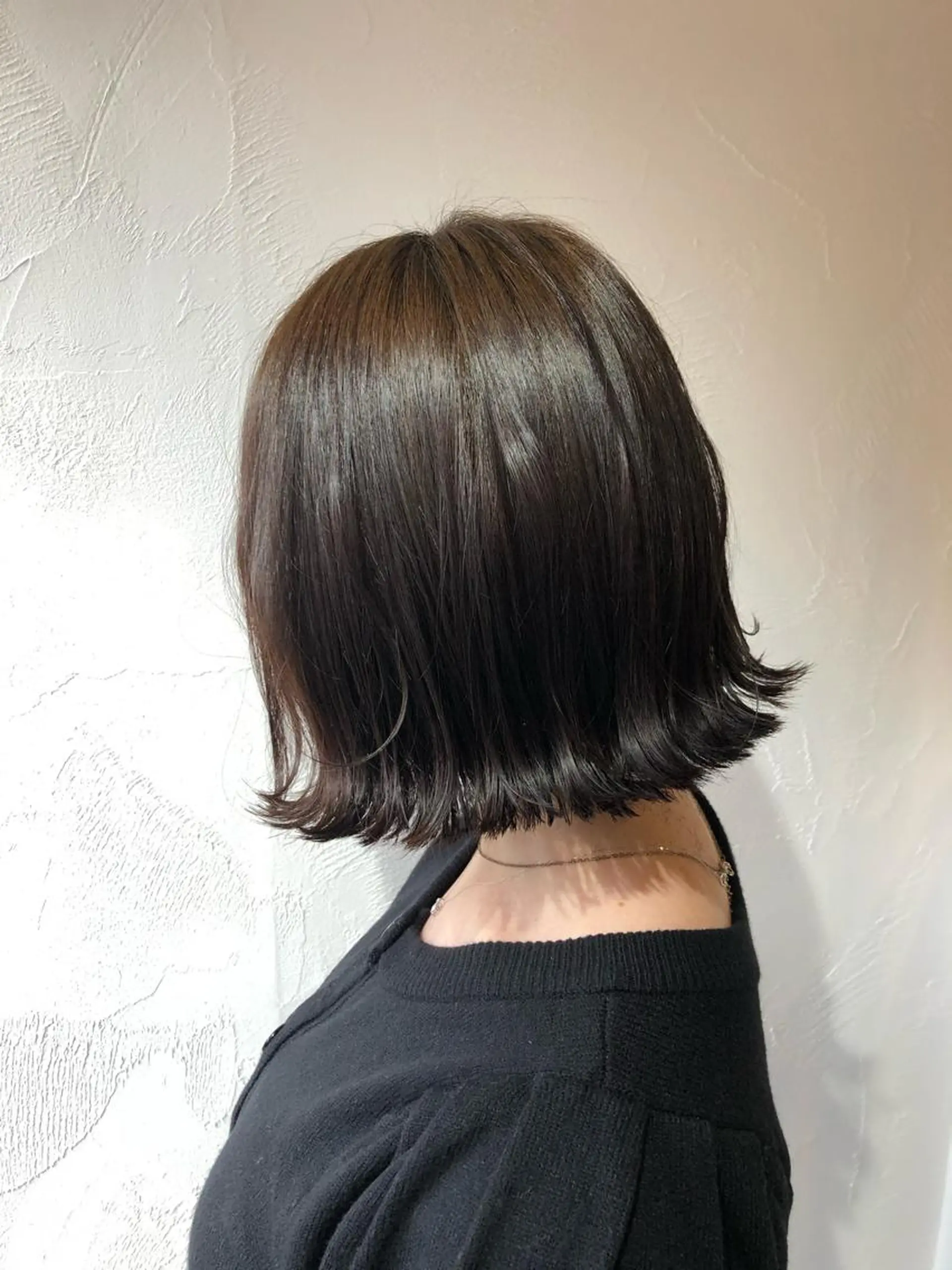 ショート ボブ 外ハネヘア カット ヘアカラー トリートメント ベイリコルド　アトリ 店長　宮城一真のヘアスタイル