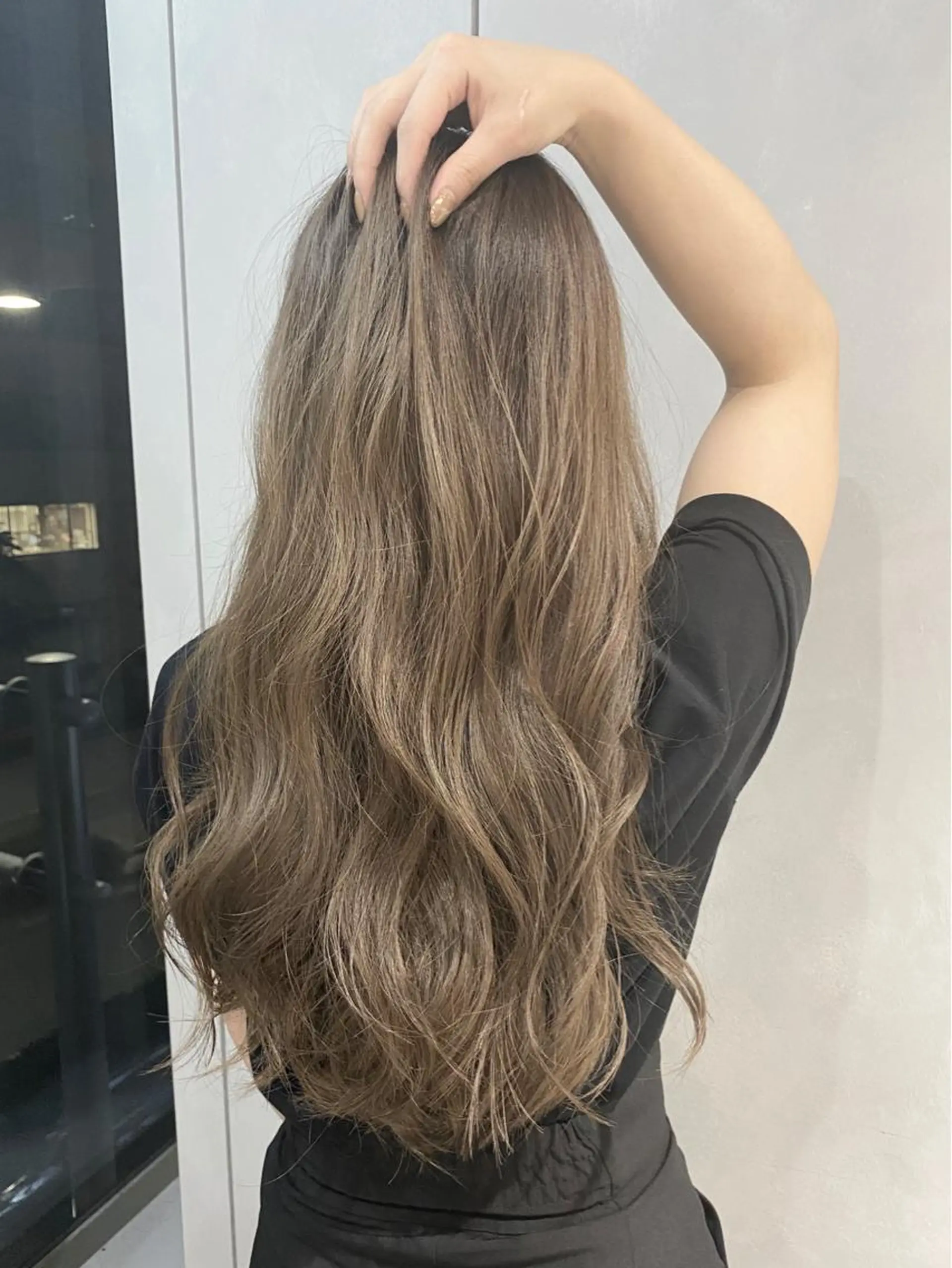 ロング カラー M IIのヘアスタイル