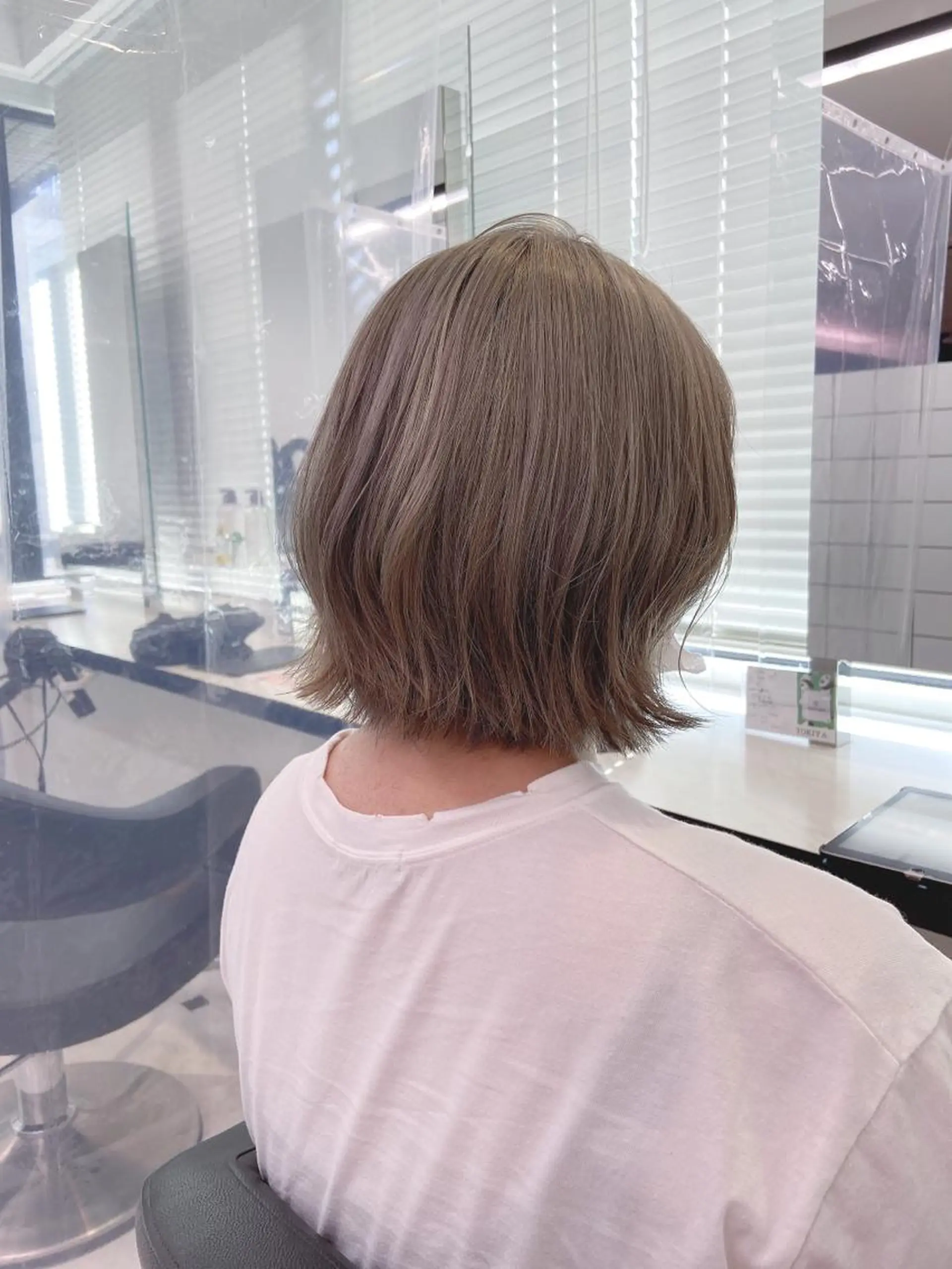 セミロング カラー ヘアアレンジ 💖艶と似合わせ💖 カラーカット💖のヘアスタイル