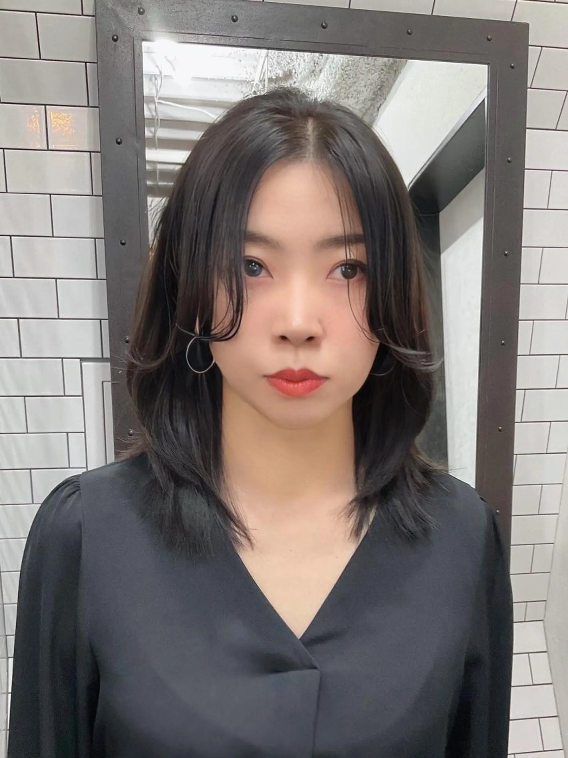 ミディアム カラー 髪質改善 トリートメント 中区/legare 🌈山村/髪質改善のヘアスタイル