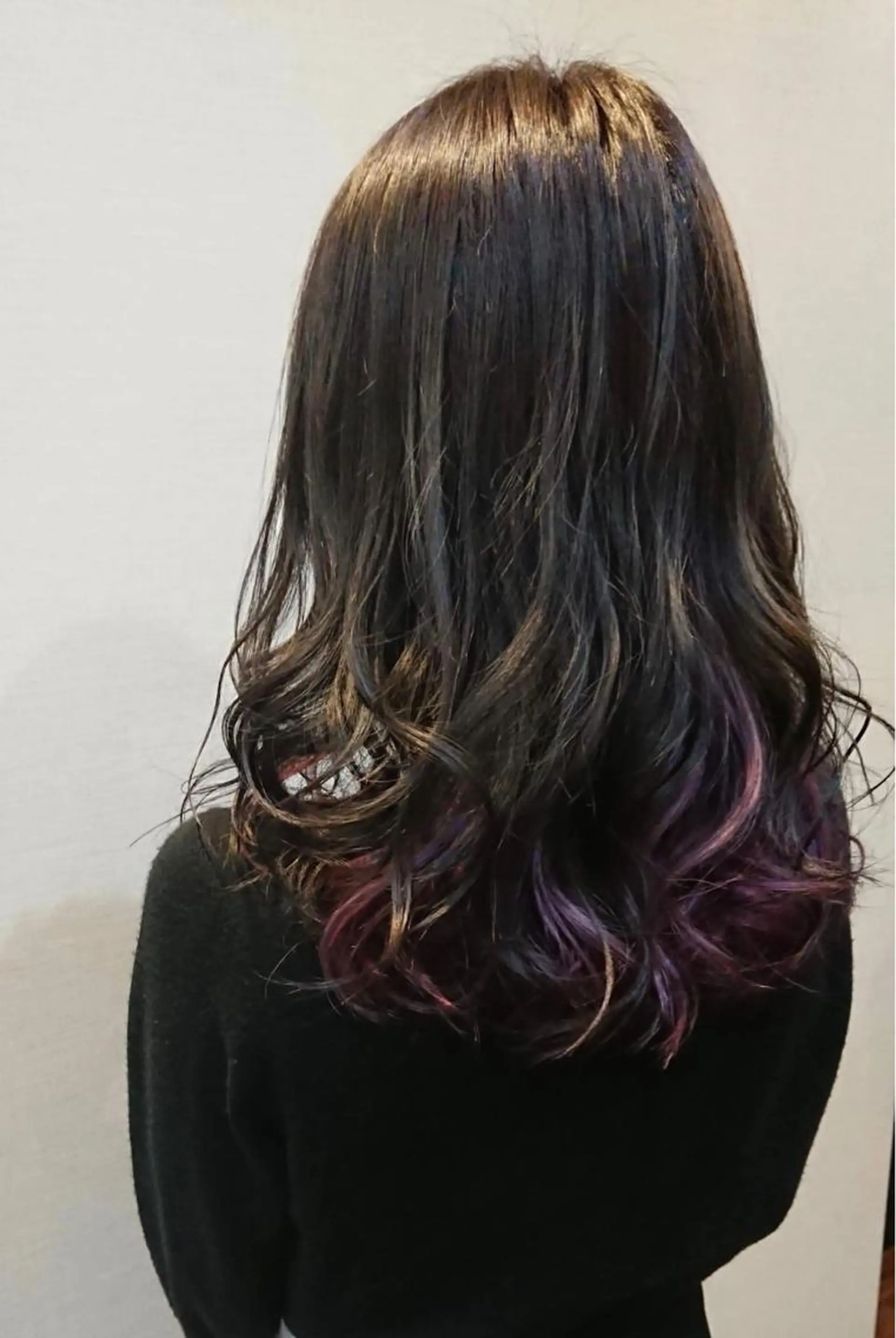 セミロング カラー カット ヘアカラー トリートメント 美髪 カラーリストのヘアスタイル