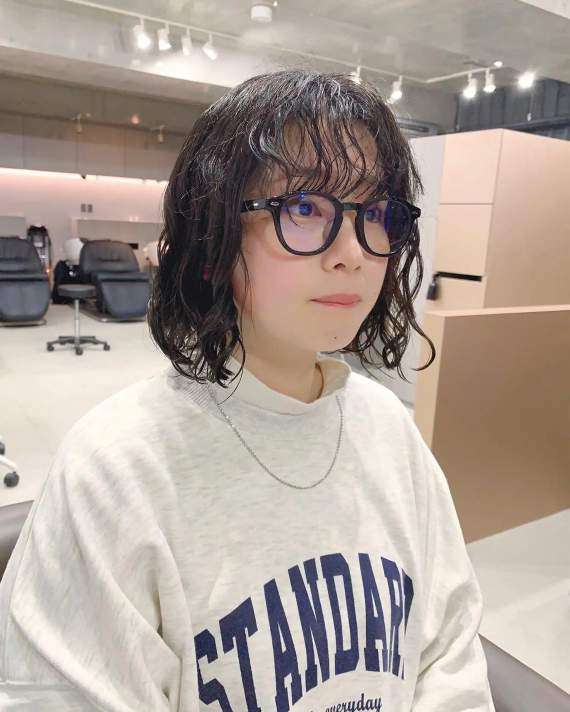 パーマ ボブパーマコテ巻き風 パーマNo1深江秀平のヘアスタイル