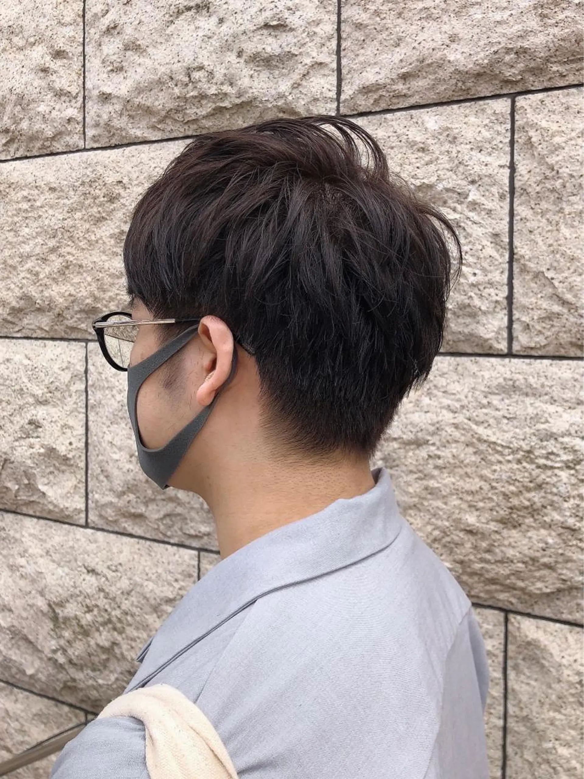 ショート ショート/ボブ/ メンズ/縮毛矯正のヘアスタイル