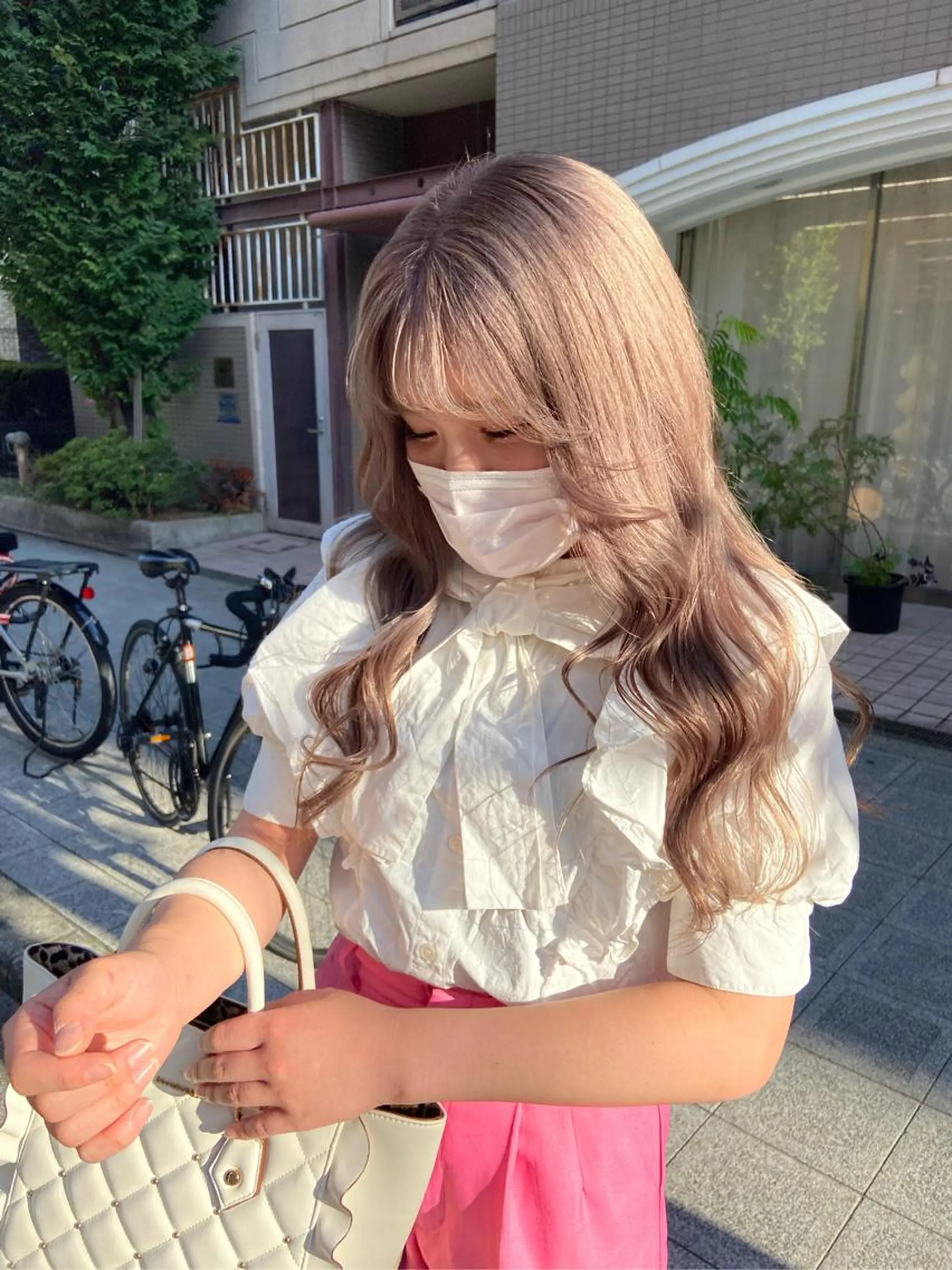 ロング カラー ヘアカラー yuna/ボブカット /ハイトーンカラーのヘアスタイル