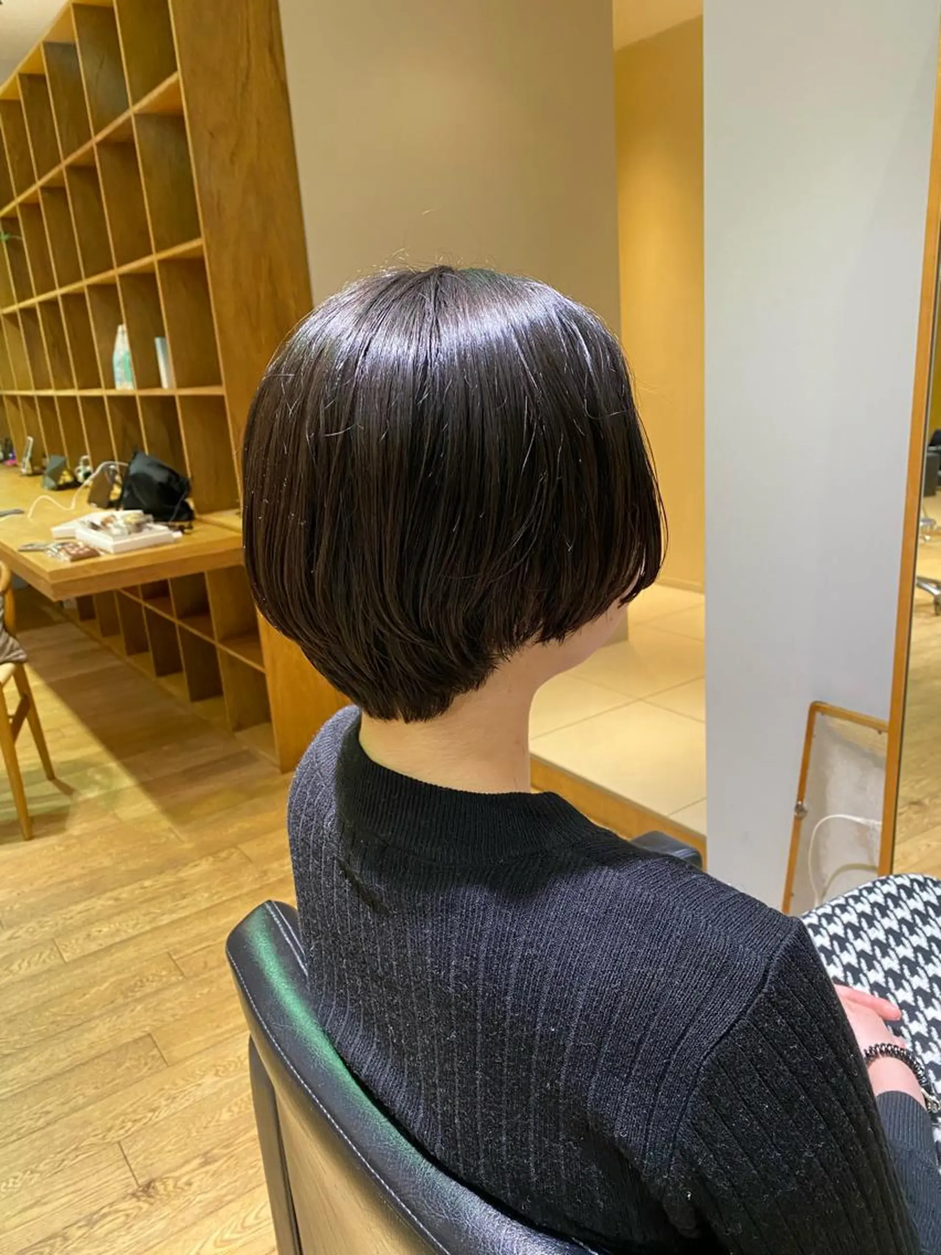 ショート 大人可愛い♡コテ巻き パーマ🌼杉田 萌恵のヘアスタイル