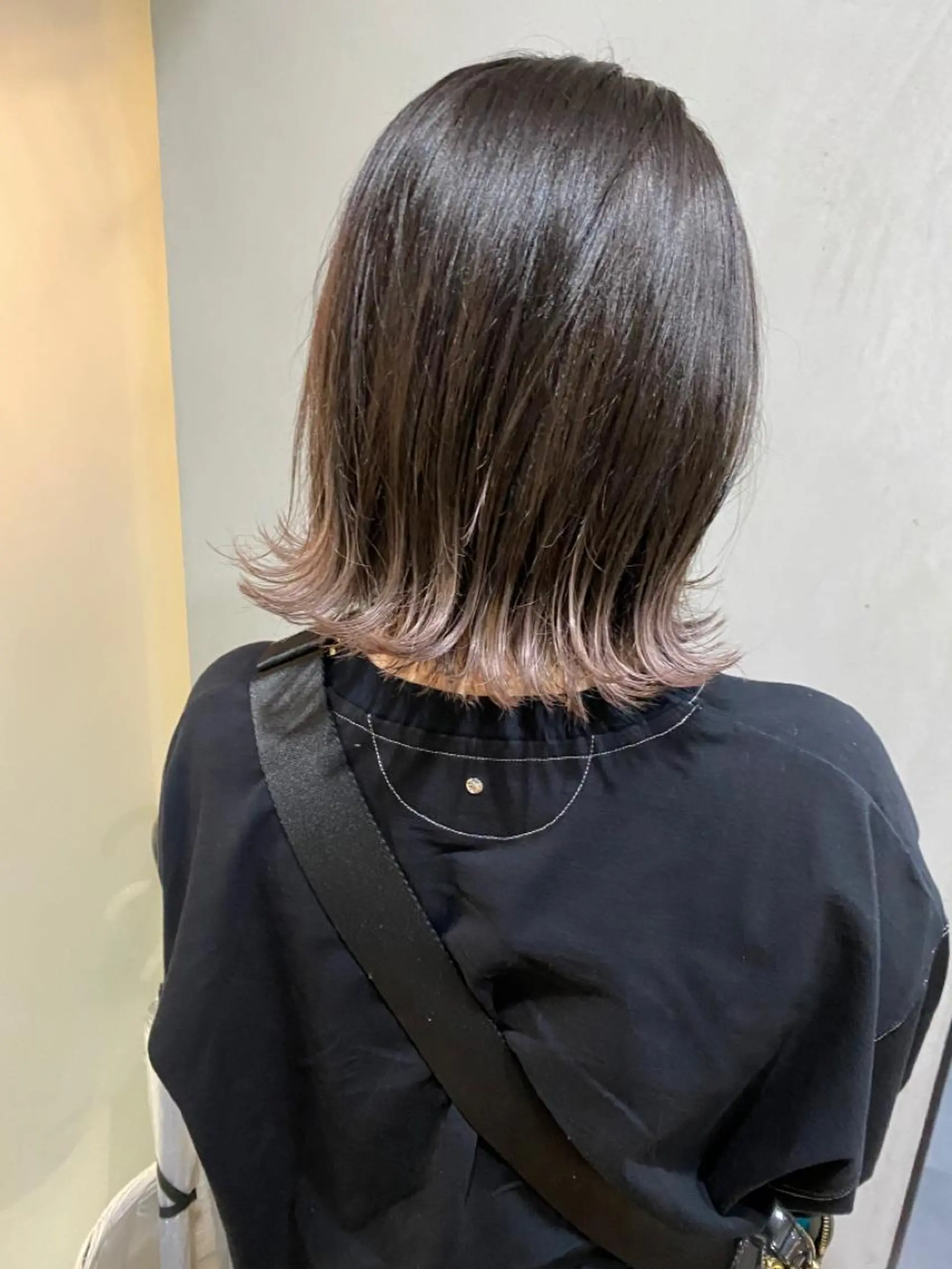 ショート カラー パーマ ヘアアレンジ メンズ キッズ ネイル マツエク・マツパ 切りっぱなしボブ ボブ 🌸グレージュ/ ベージュ🌸yutaのヘアスタイル