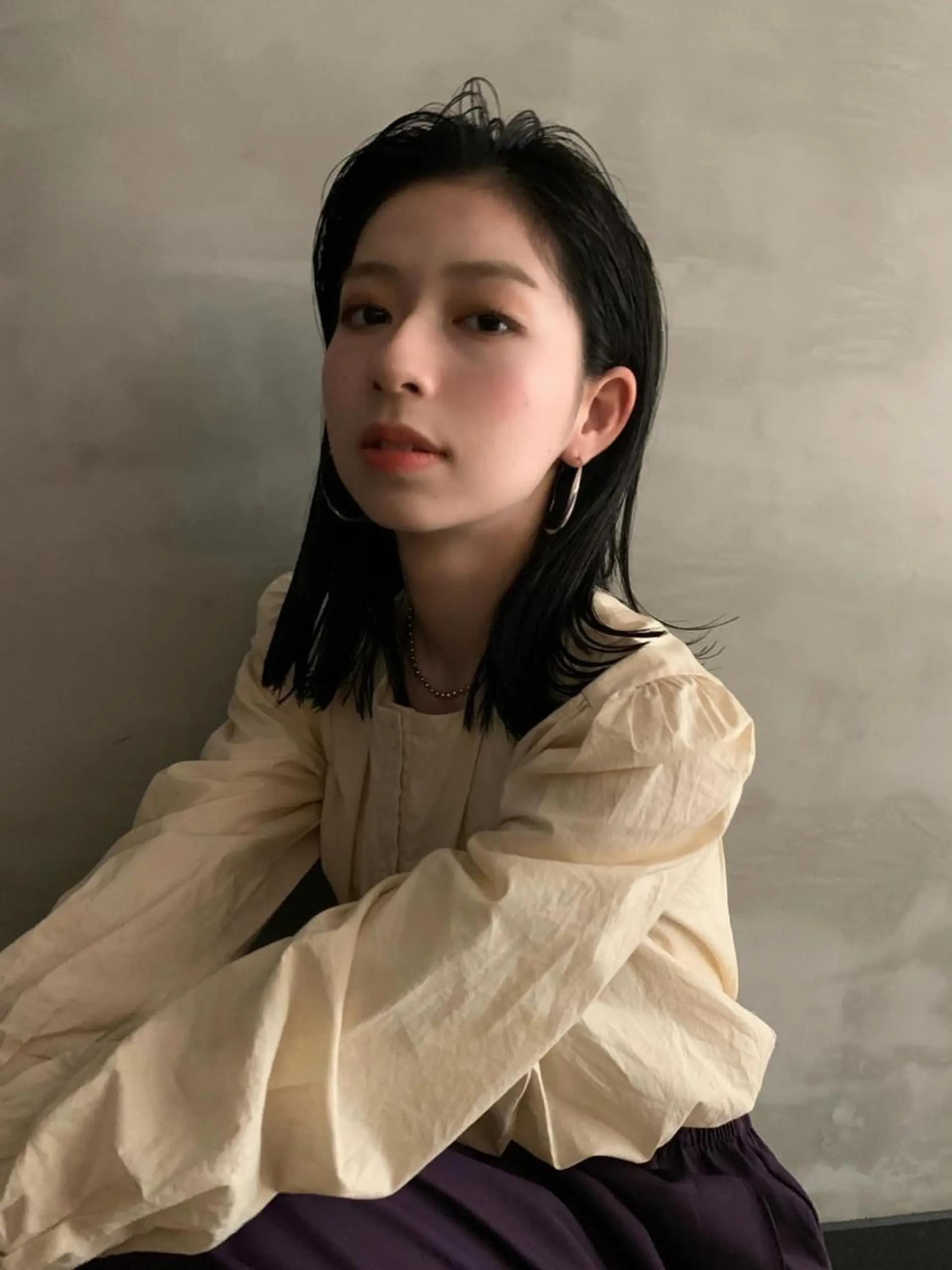 ミディアム カラー カット ヘアカラー トリートメント アンニュイヘア🪽 ayumiのヘアスタイル