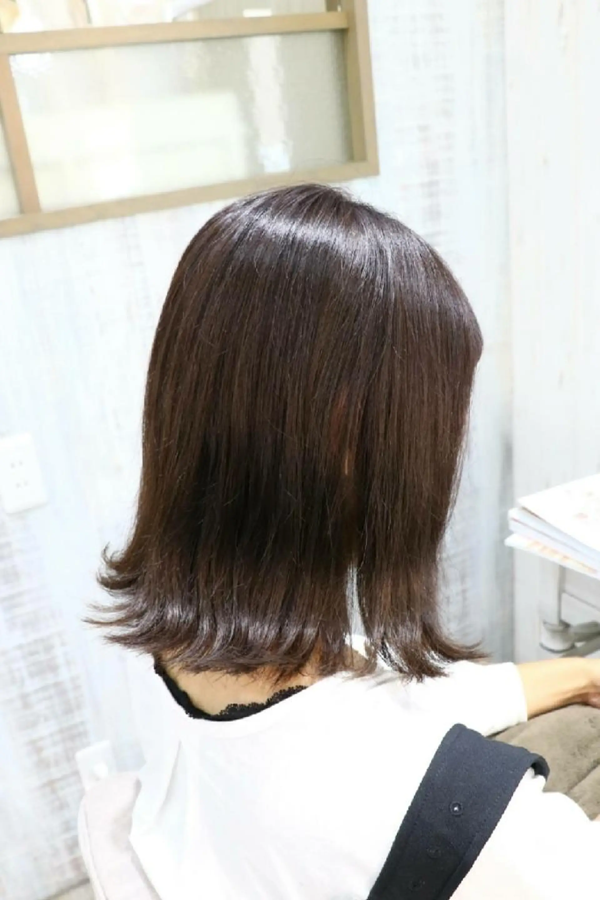 ミディアム カラー フジタミキ ✨メテオ TR、ヘッドスパのヘアスタイル