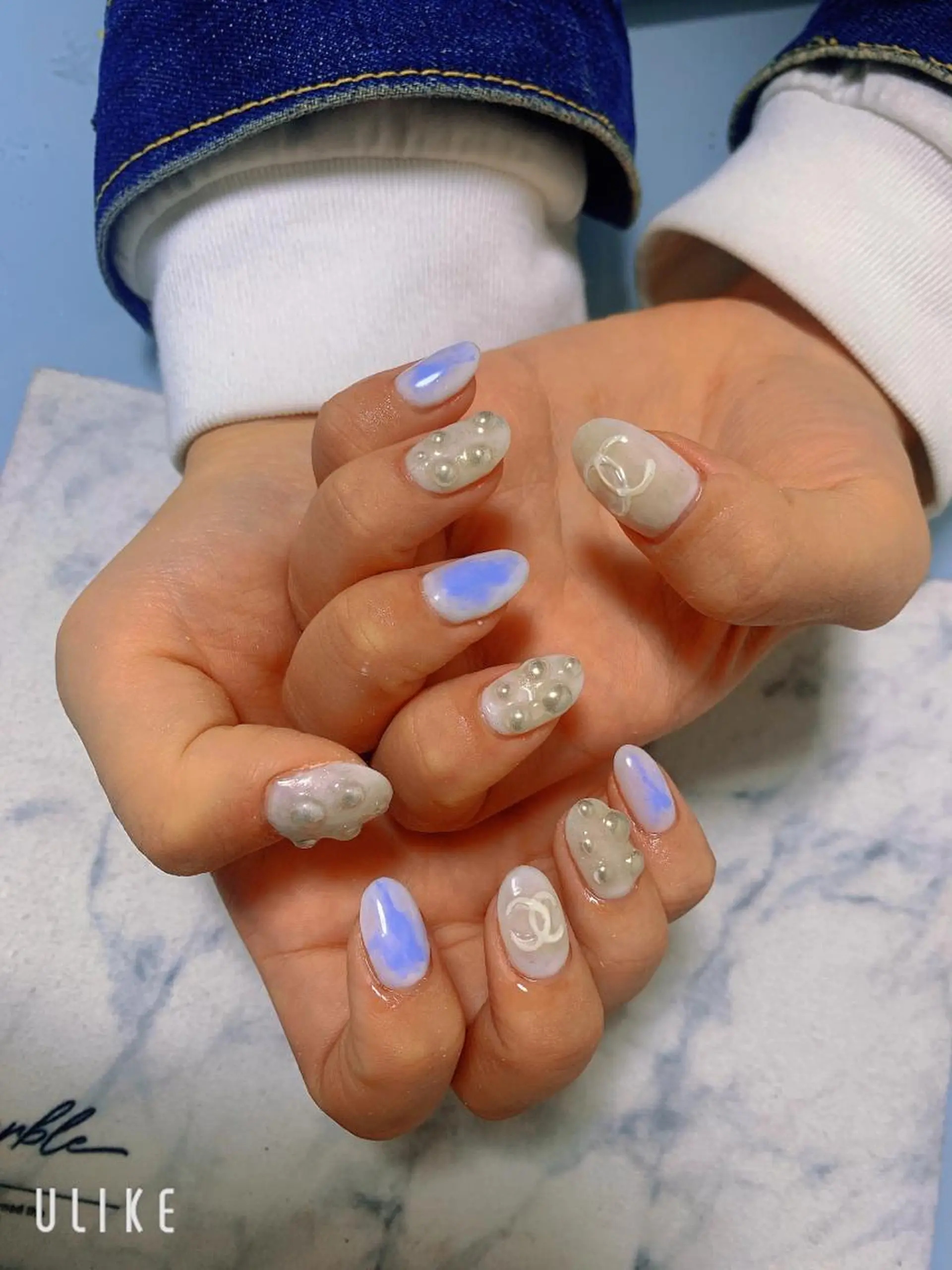 ネイル 🌙🫧CHARME (RUKA)🦋🫧のネイルデザイン