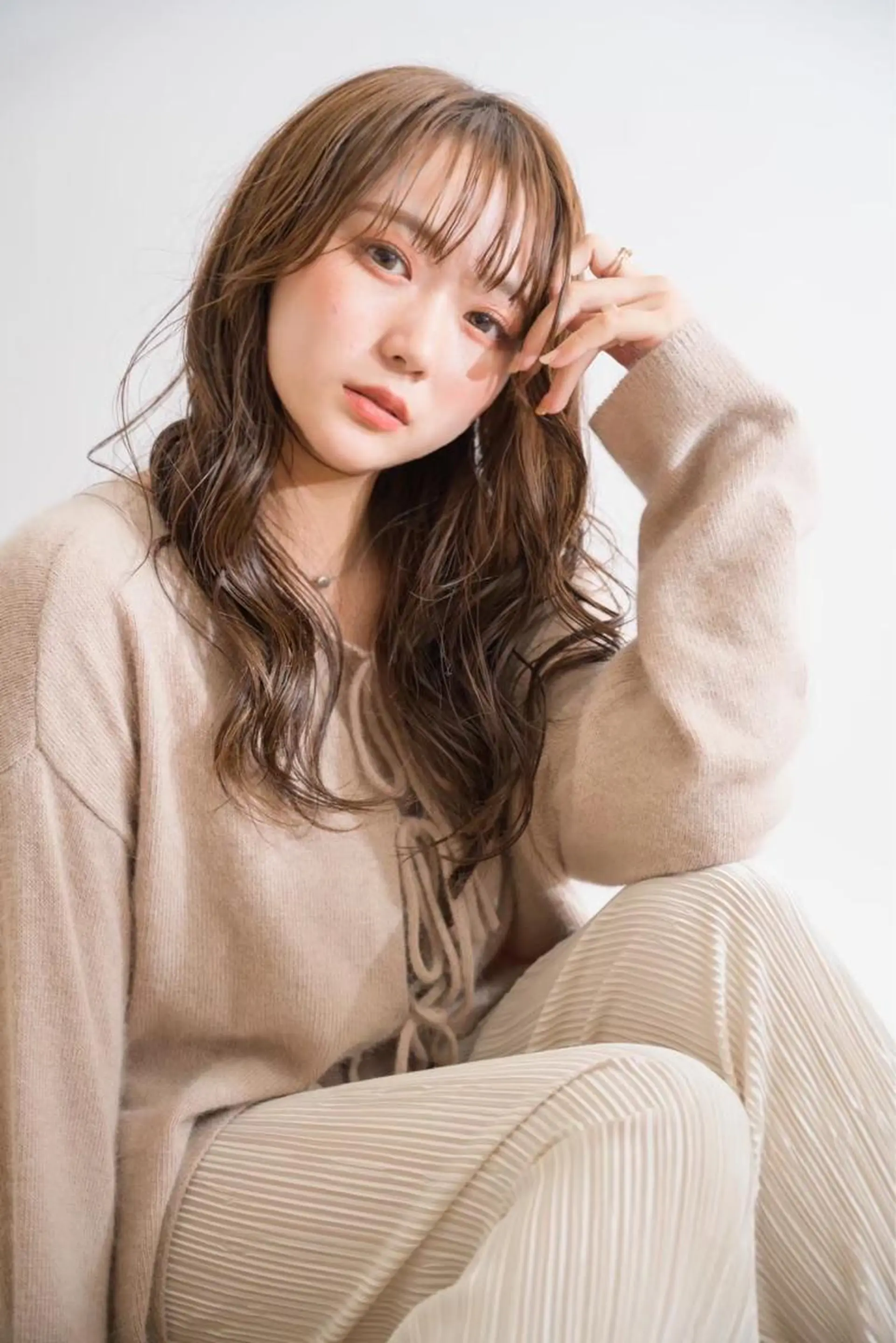 ロング 艶カラー/韓国風ヘア 🩵shioneのヘアスタイル