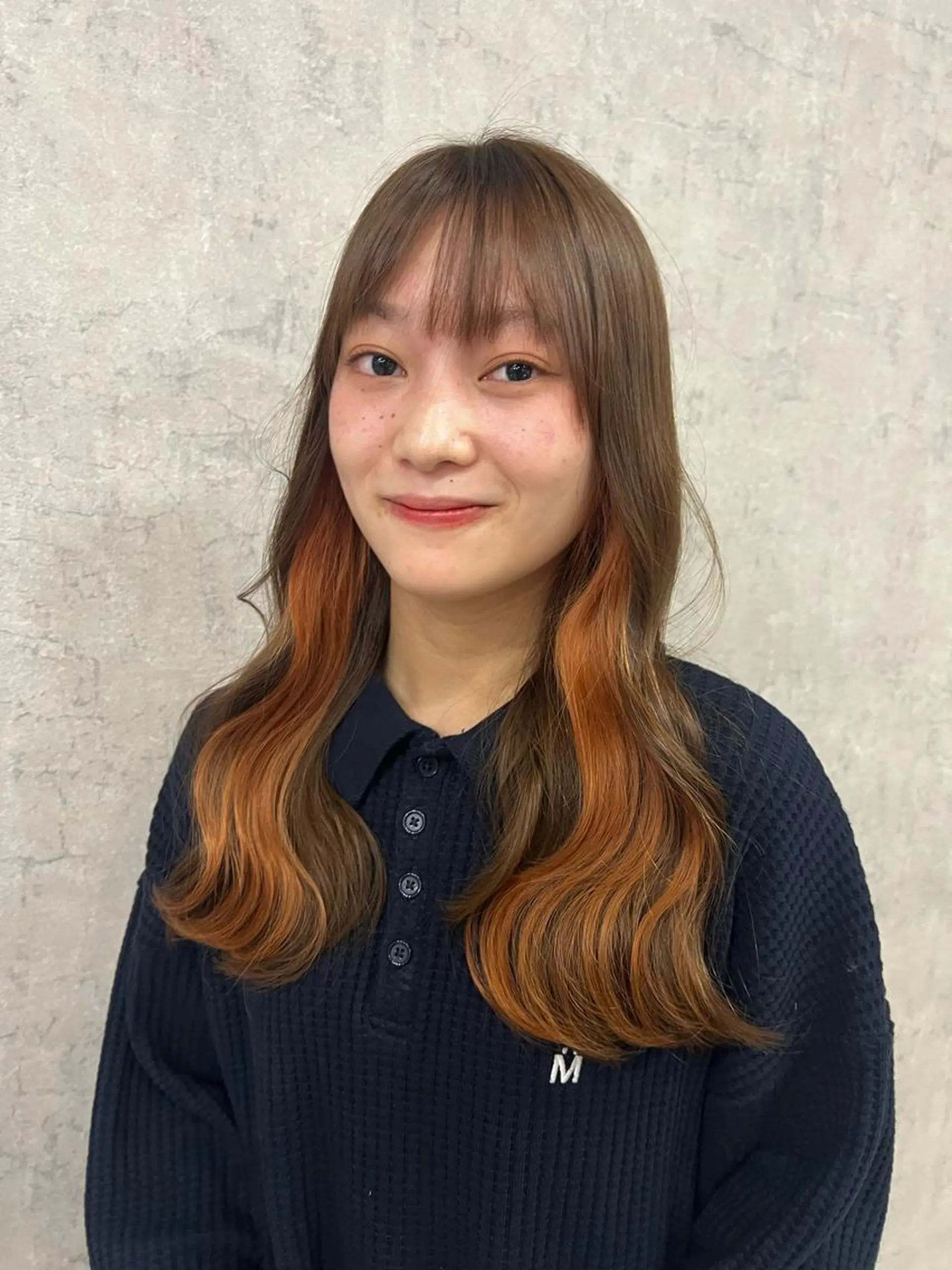 ロング 福井 采未のヘアスタイル