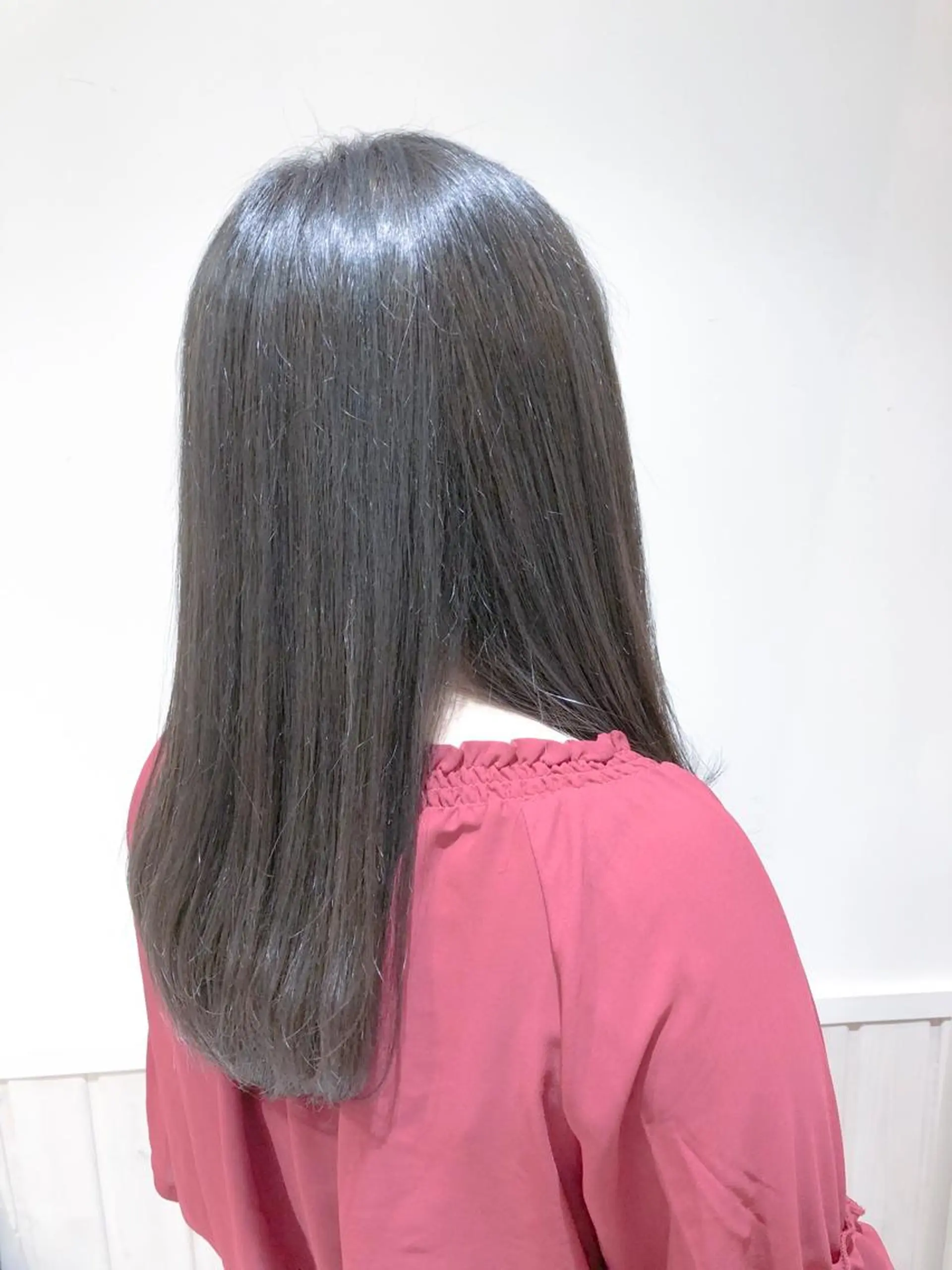 ロング カラー アッシュ アッシュブラウン ブラウンカラー ダークアッシュ un 溝の口 伊豆本のマツエク・マツパデザイン