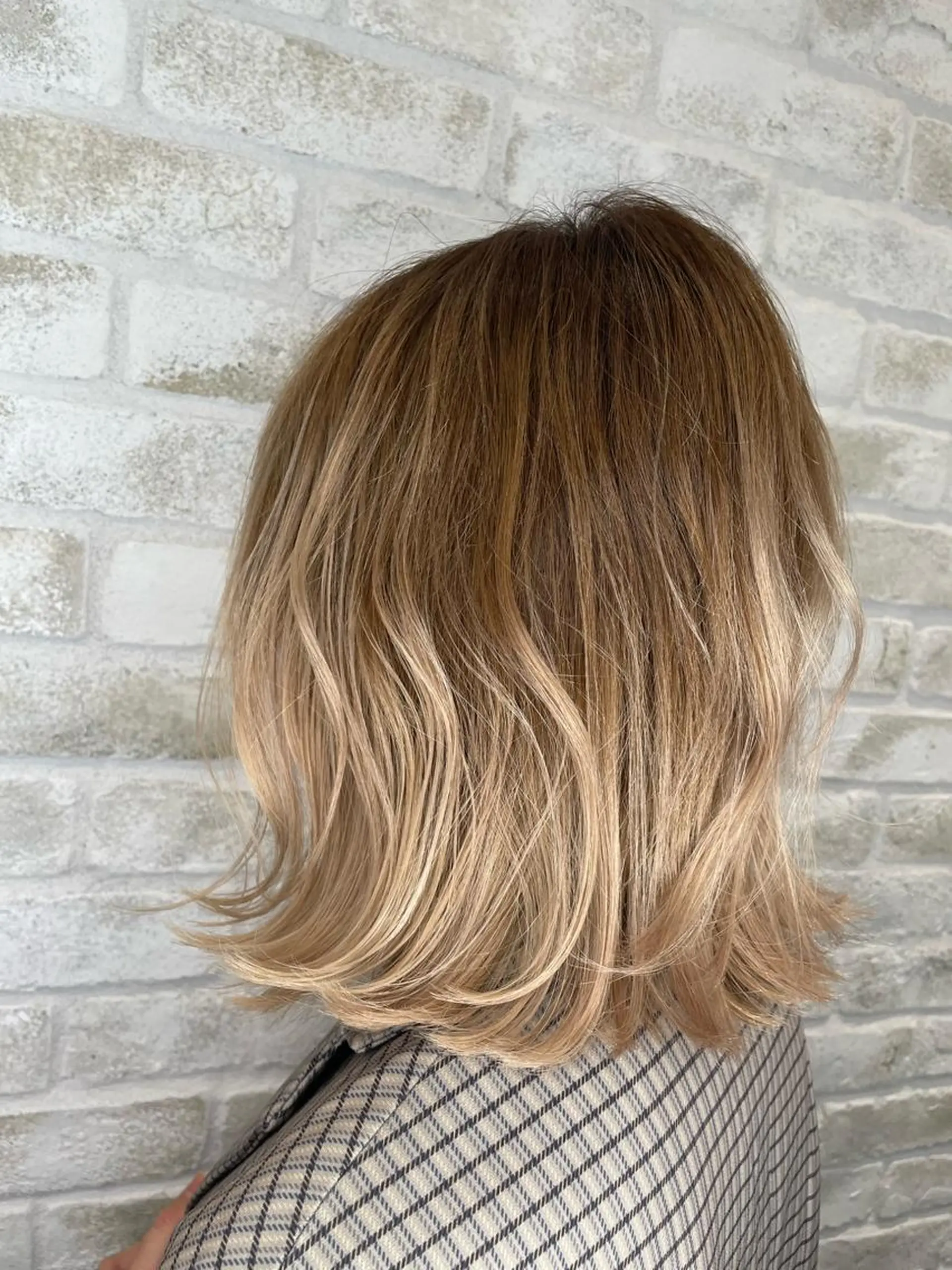 ミディアム カラー 🫧美髪矯正/ 髪質改善/藤平健太のヘアスタイル